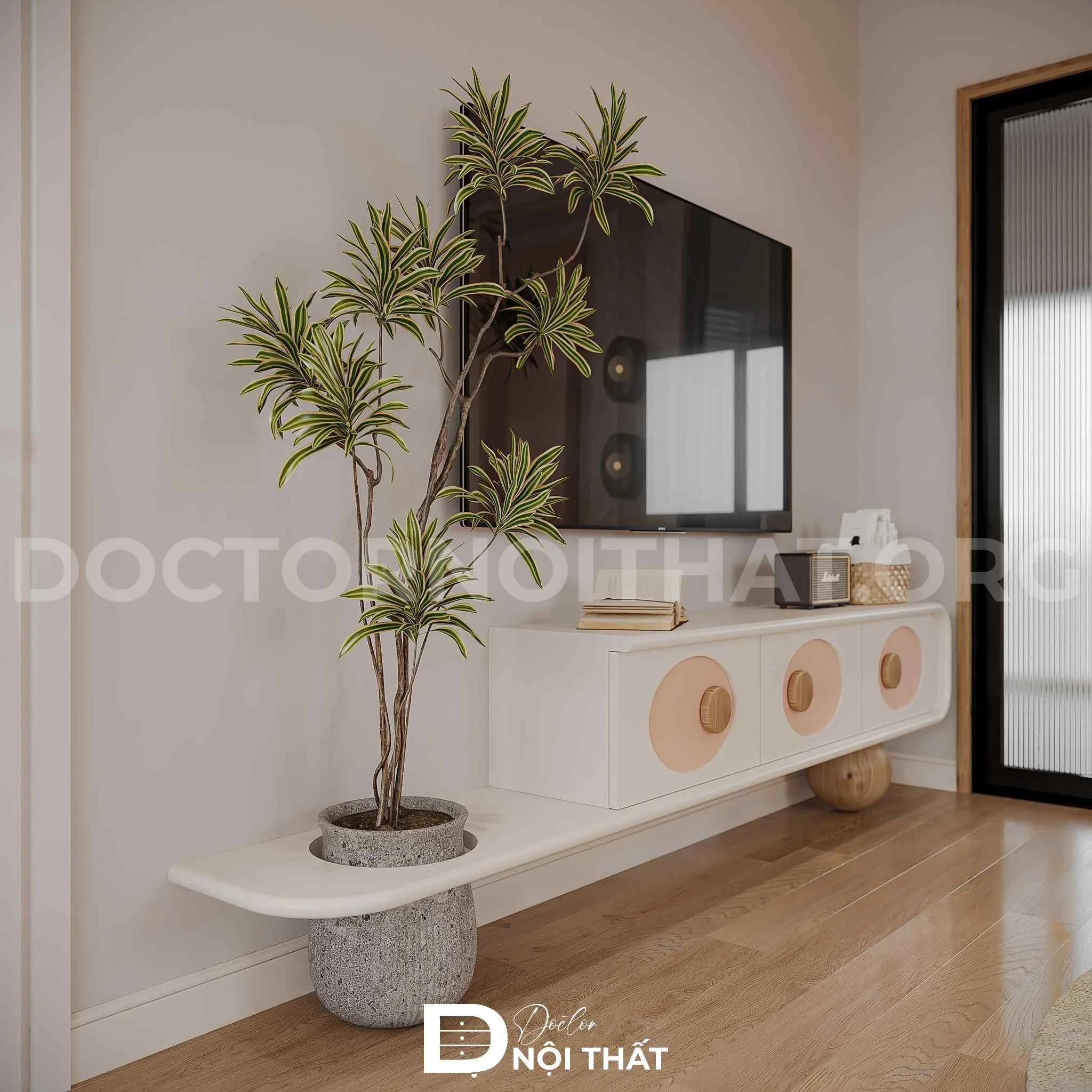 Dự án thiết kế nội thất căn hộ 3 phòng ngủ 90m2 phong cách Bắc Âu