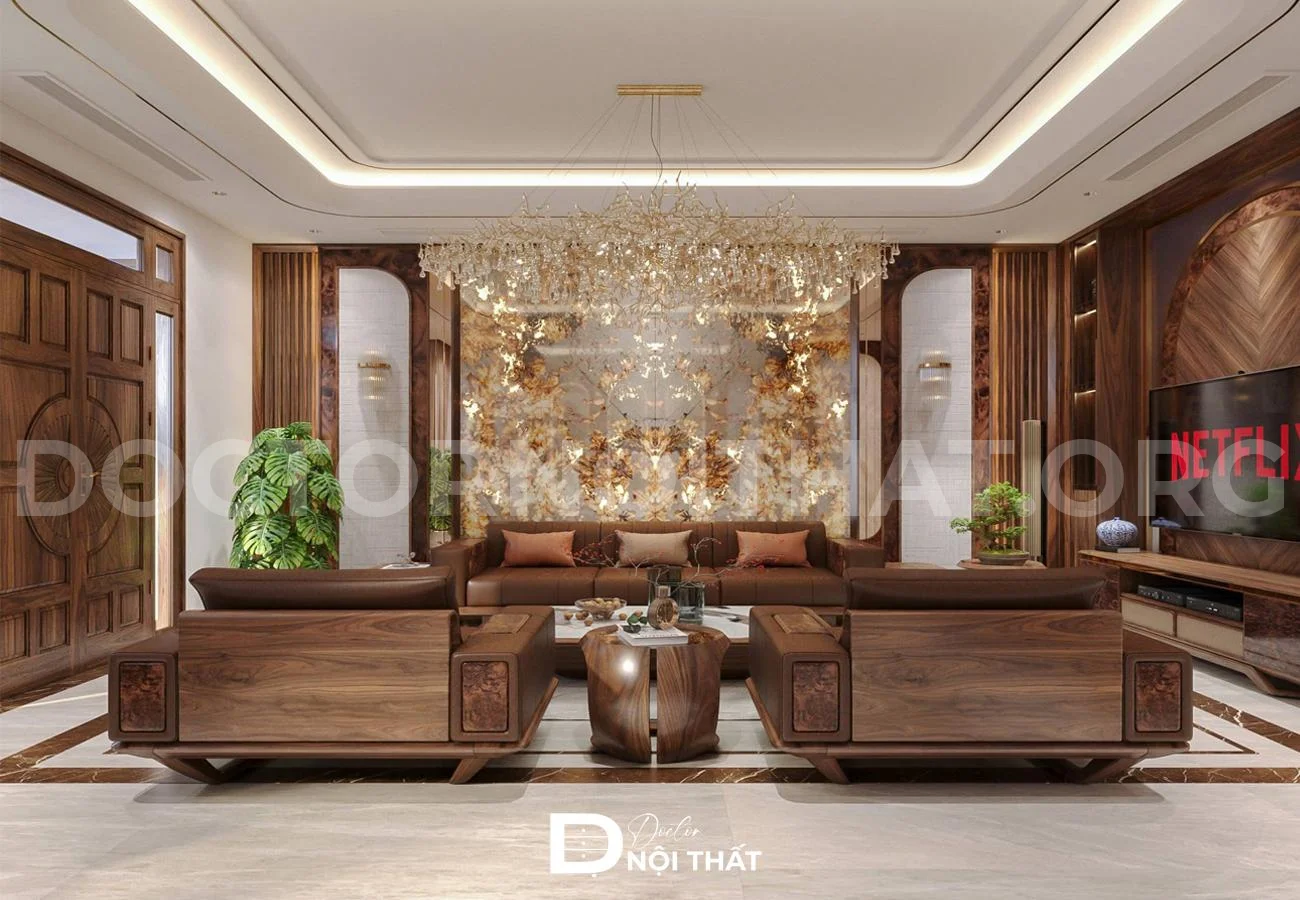Dự án thi công nội thất biệt thự cao cấp 280m2 tại Tuyên Quang - Ảnh 2