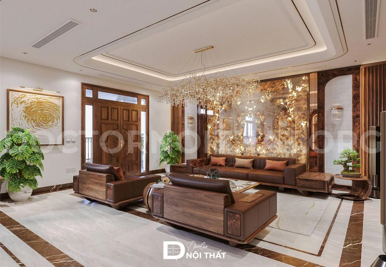 Dự án thi công nội thất biệt thự cao cấp 280m2 tại Tuyên Quang - Ảnh 3