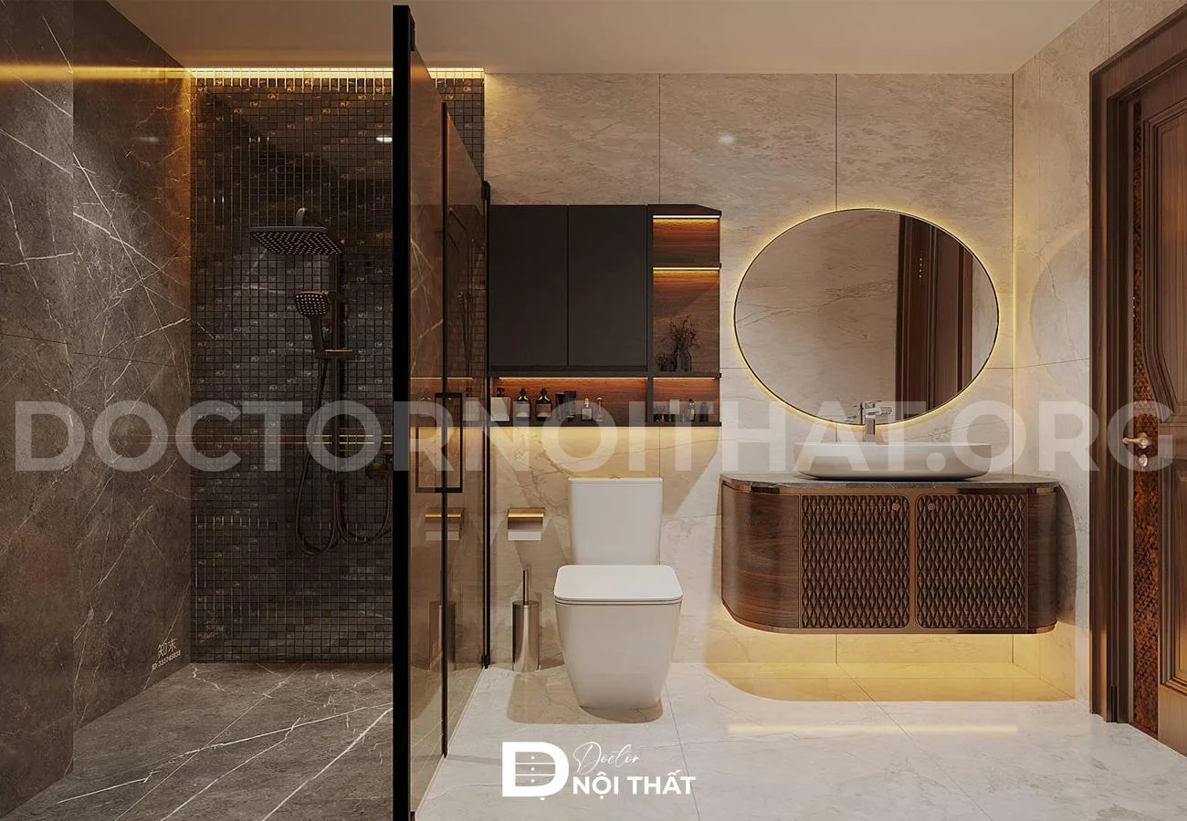 Dự án thi công nội thất biệt thự cao cấp 280m2 tại Tuyên Quang - Ảnh 7