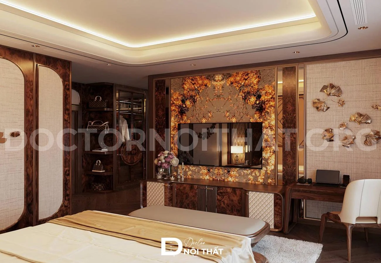 Dự án thi công nội thất biệt thự cao cấp 280m2 tại Tuyên Quang - Ảnh 9