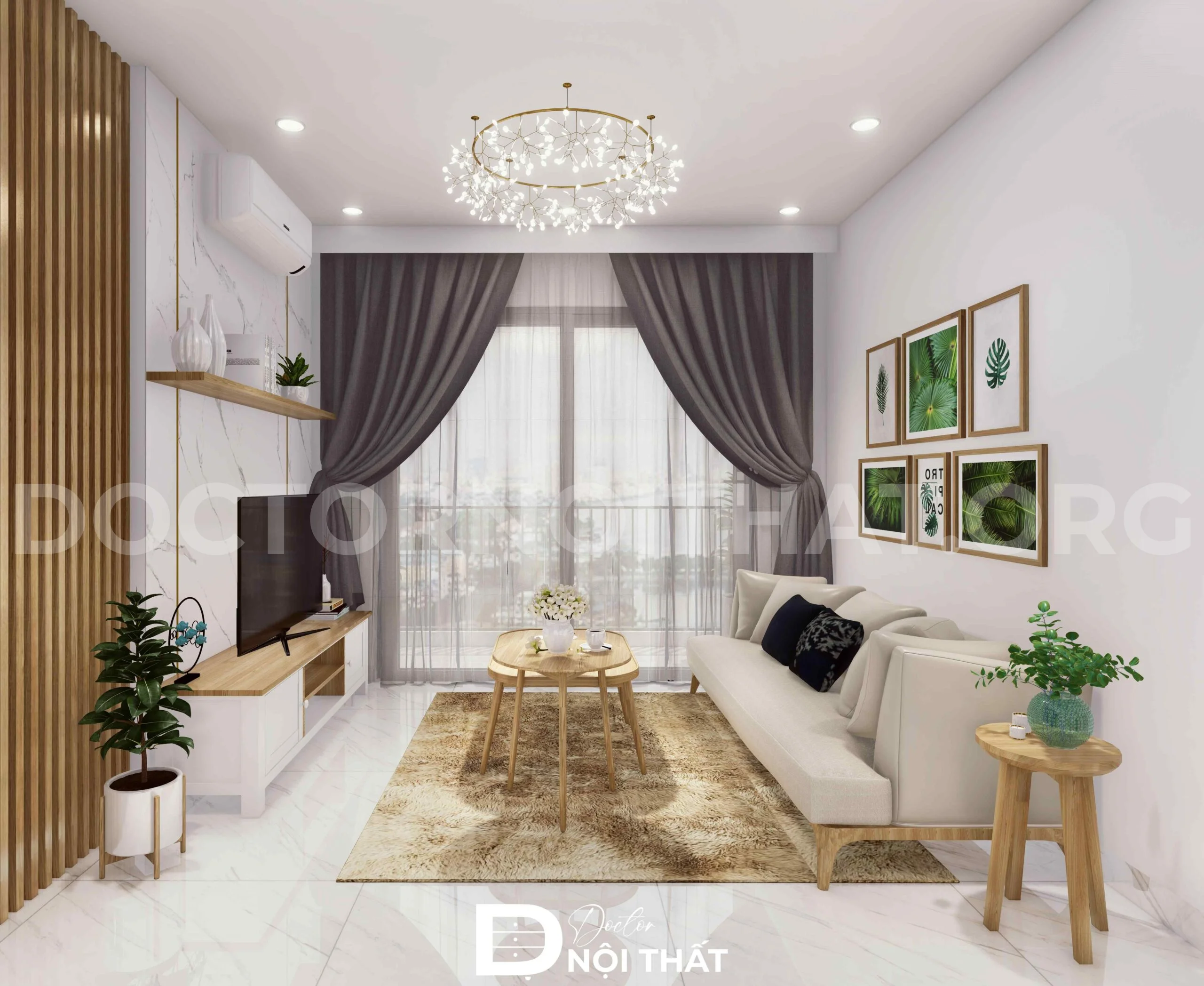 Dự án thiết kế chung cư 54m2 Vin Ocean Park – anh Thắng - Ảnh 4