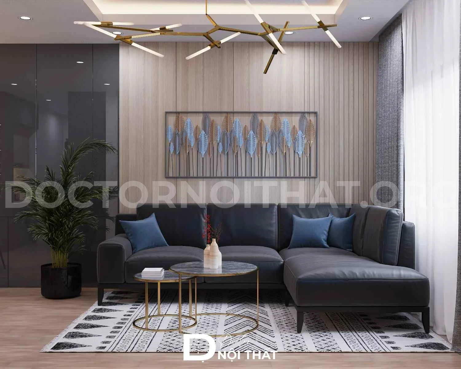 Dự án thiết kế chung cư 70m2 tòa IEC tại Thanh Trì - Ảnh 2