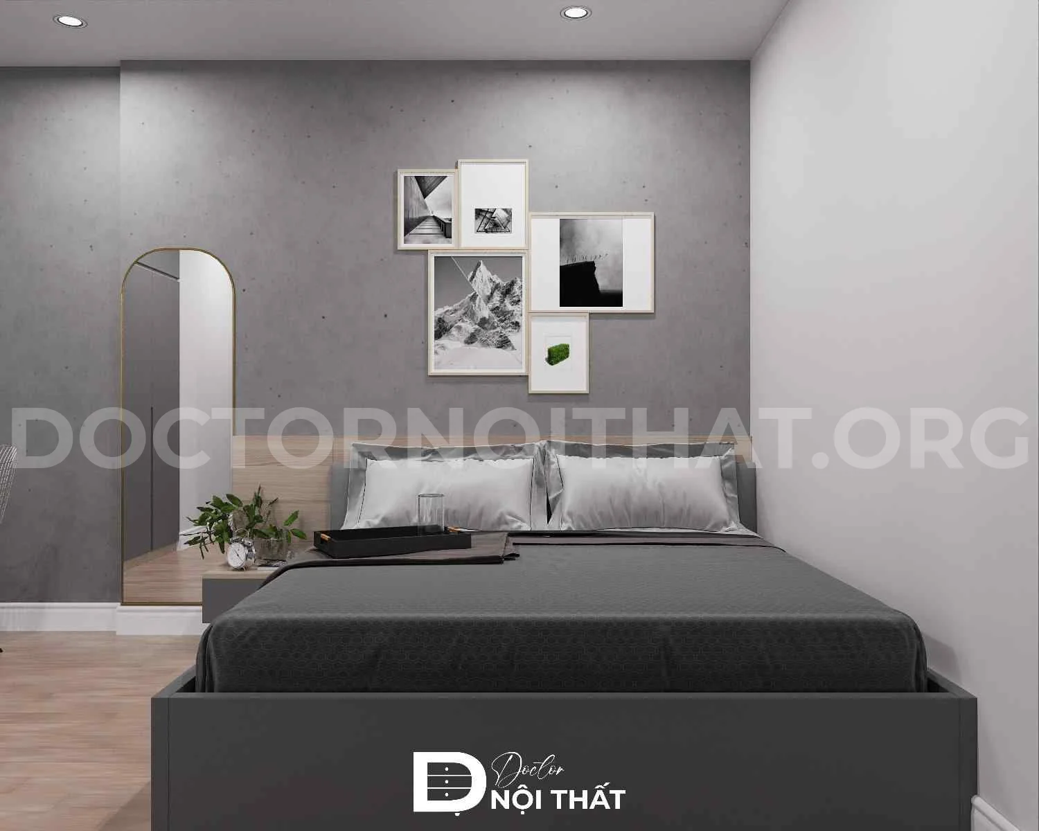 Dự án thiết kế chung cư 70m2 tòa IEC tại Thanh Trì - Ảnh 3