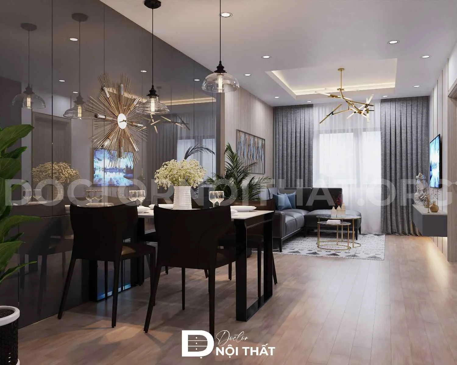 Dự án thiết kế chung cư 70m2 tòa IEC tại Thanh Trì - Ảnh 4