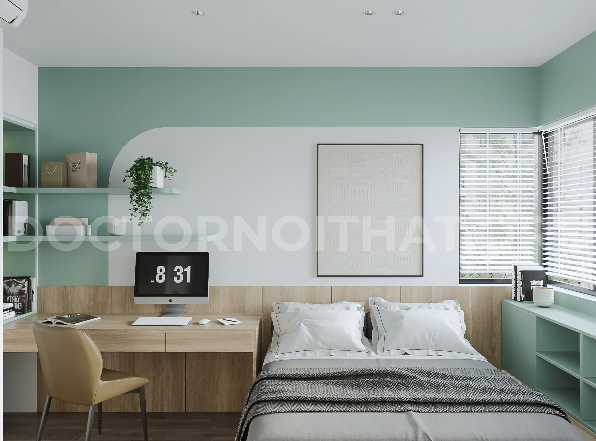 Dự án thiết kế nội thất 2 phòng ngủ chung cư cho anh Minh - Ảnh 5