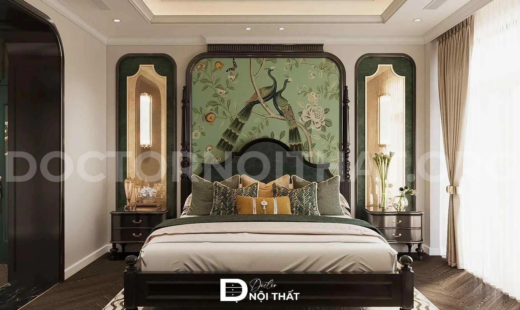 Dự án thiết kế nội thất biệt thự Indochine 183m2 tại Thái Nguyên