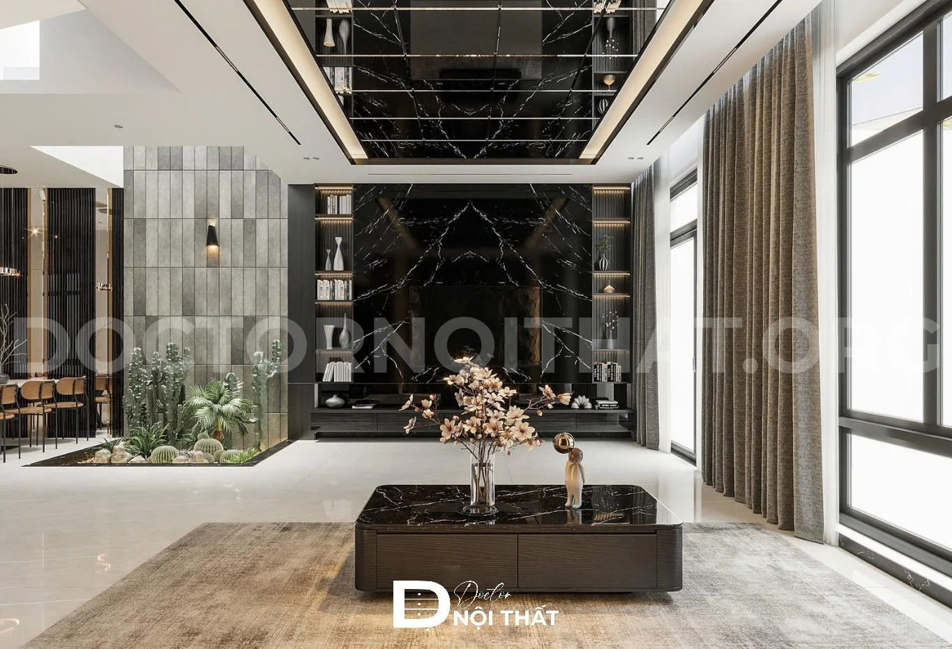Dự án thiết kế nội thất biệt thự liền kề 180m2 tại Long Biên – Hà Nội - Ảnh 4