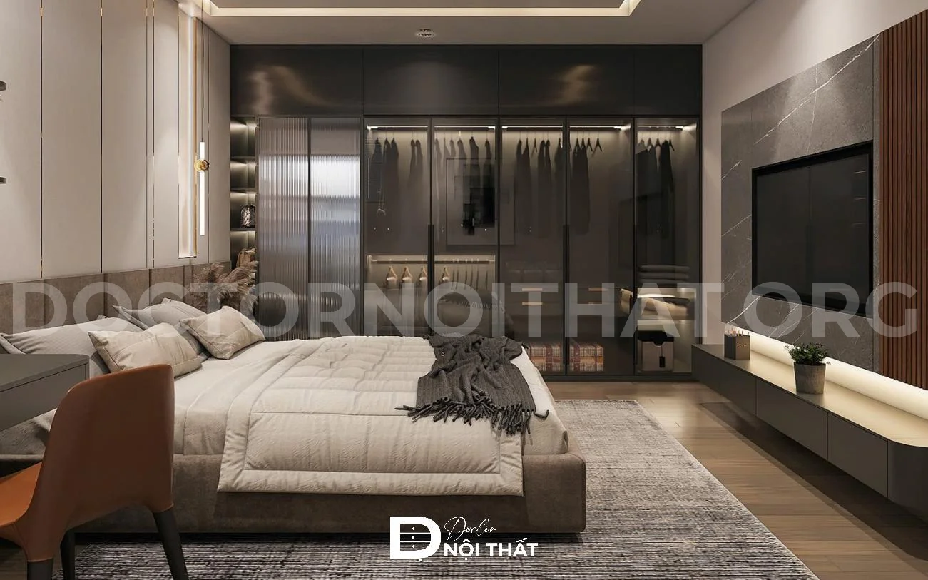 Dự án thiết kế nội thất biệt thự liền kề 180m2 tại Long Biên – Hà Nội - Ảnh 5