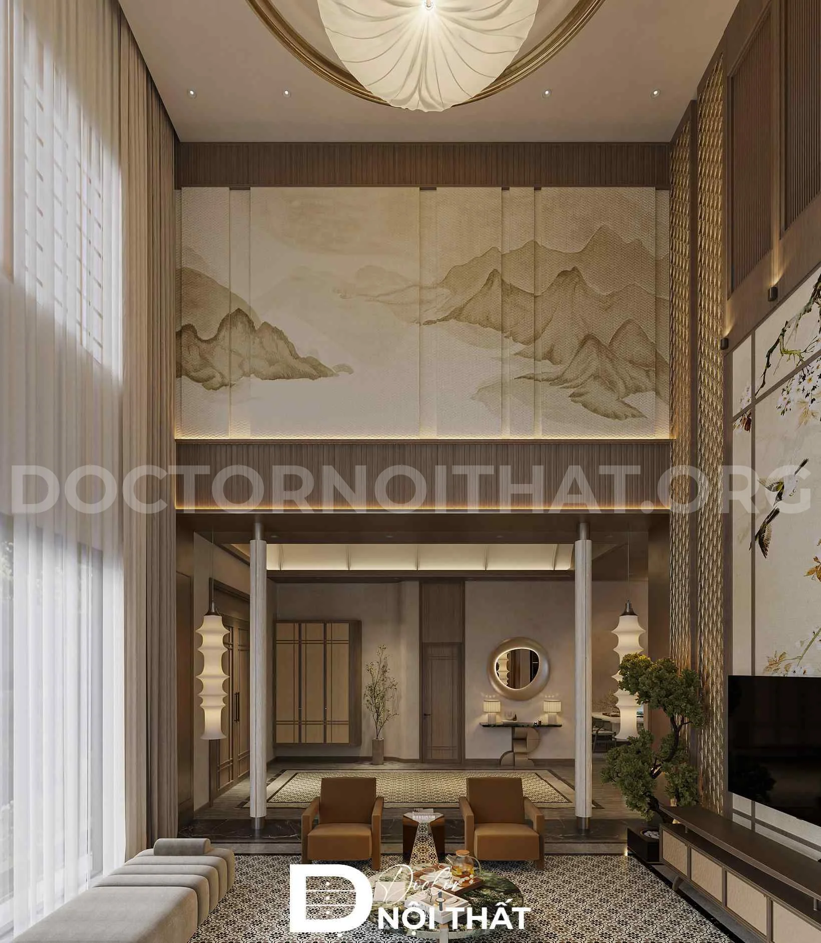 Dự án thiết kế nội thất biệt thự nghỉ dưỡng 350m2 tại Đà Nẵng - Ảnh 2