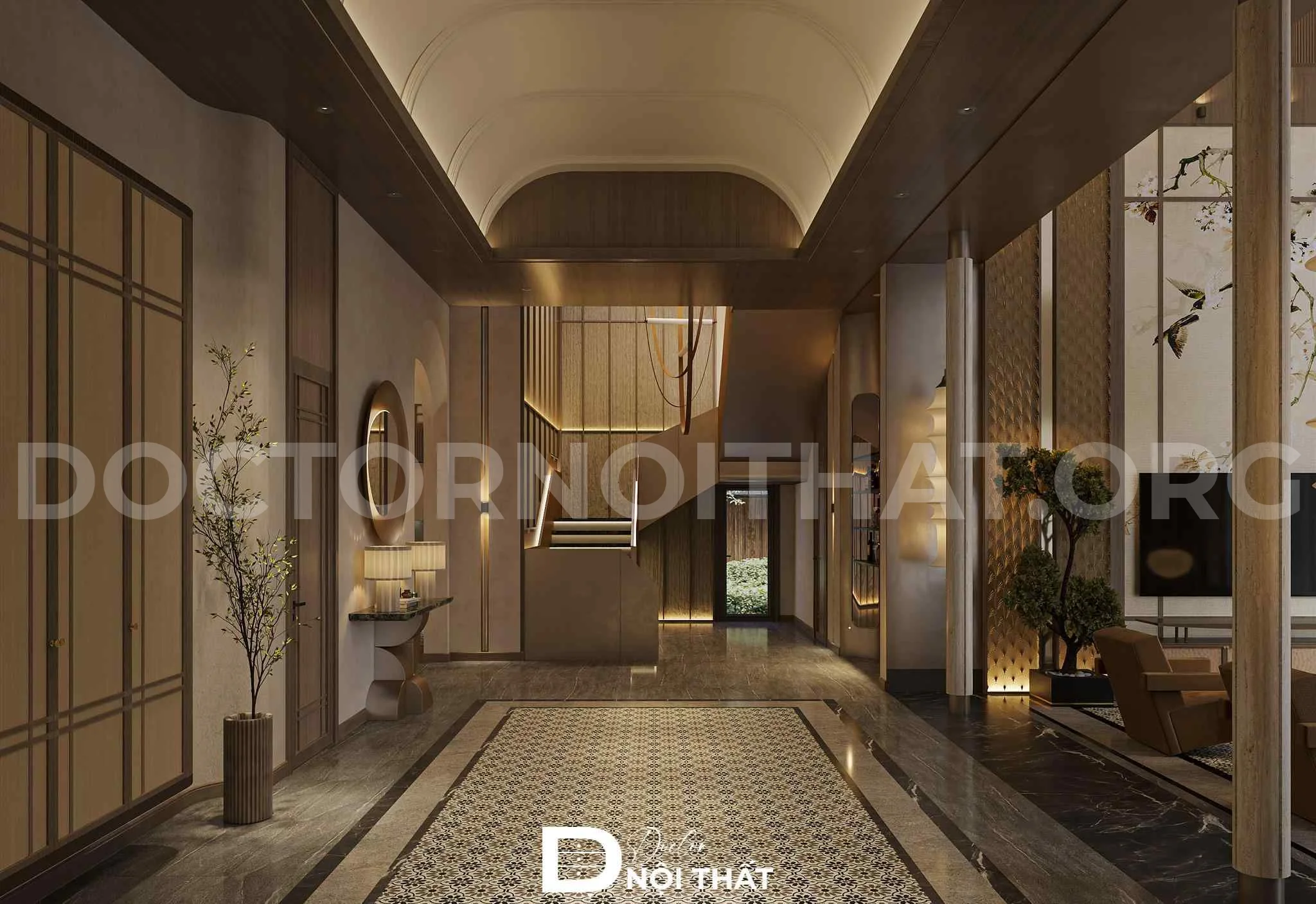 Dự án thiết kế nội thất biệt thự nghỉ dưỡng 350m2 tại Đà Nẵng - Ảnh 4