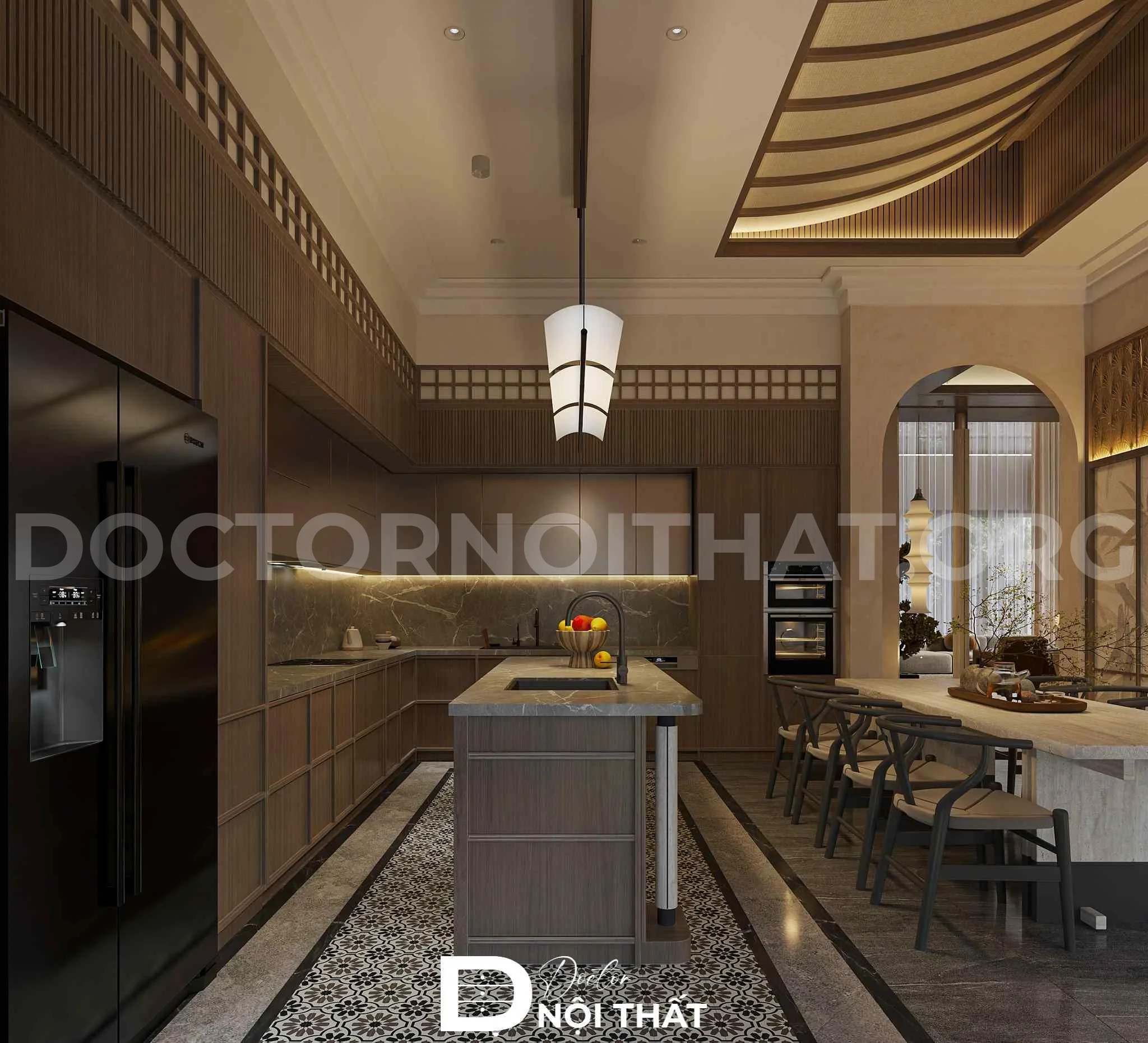 Dự án thiết kế nội thất biệt thự nghỉ dưỡng 350m2 tại Đà Nẵng - Ảnh 5