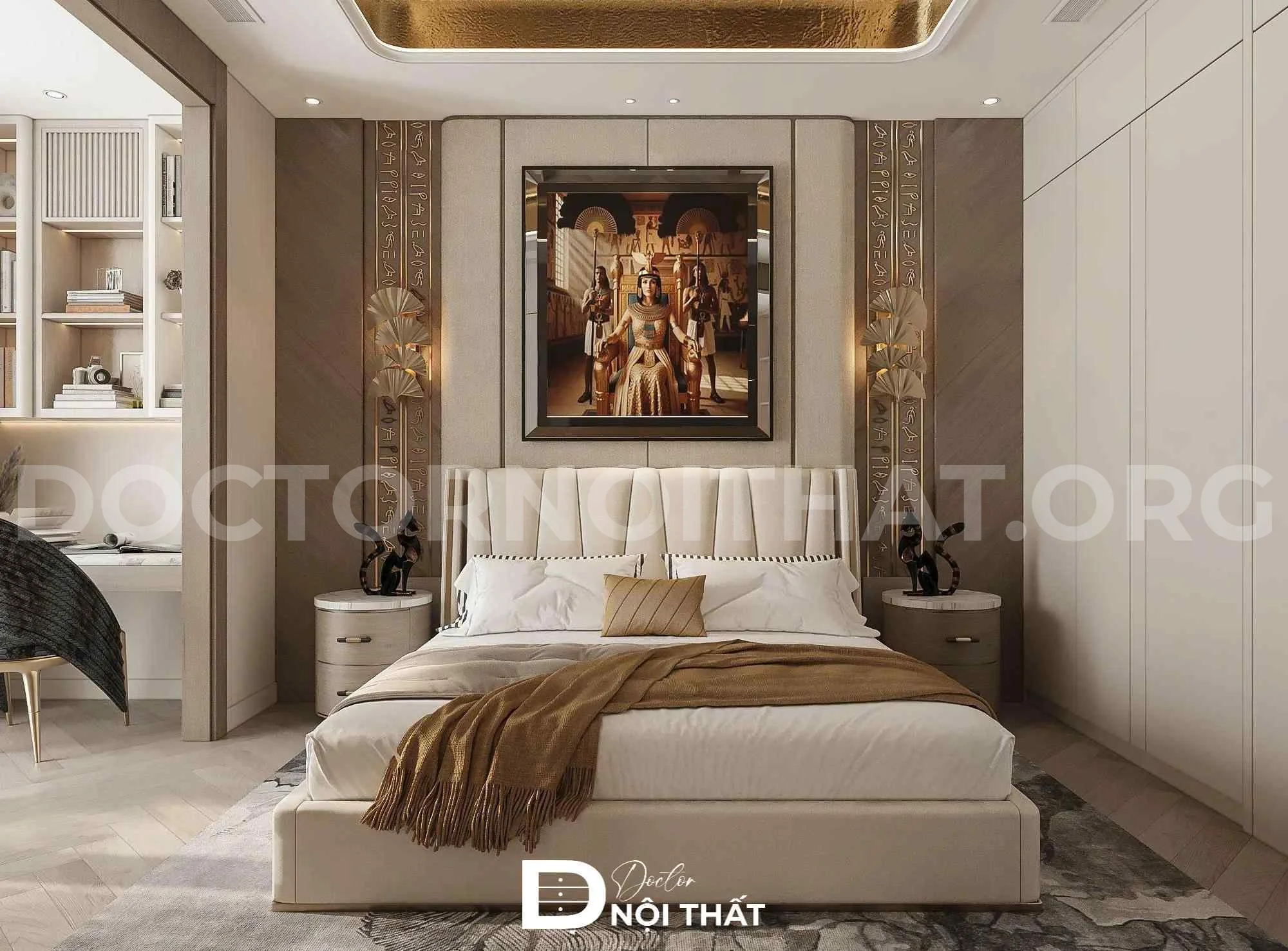 Dự án thiết kế nội thất biệt thự phong cách Luxury 235m2 tại Thanh Hóa - Ảnh 4