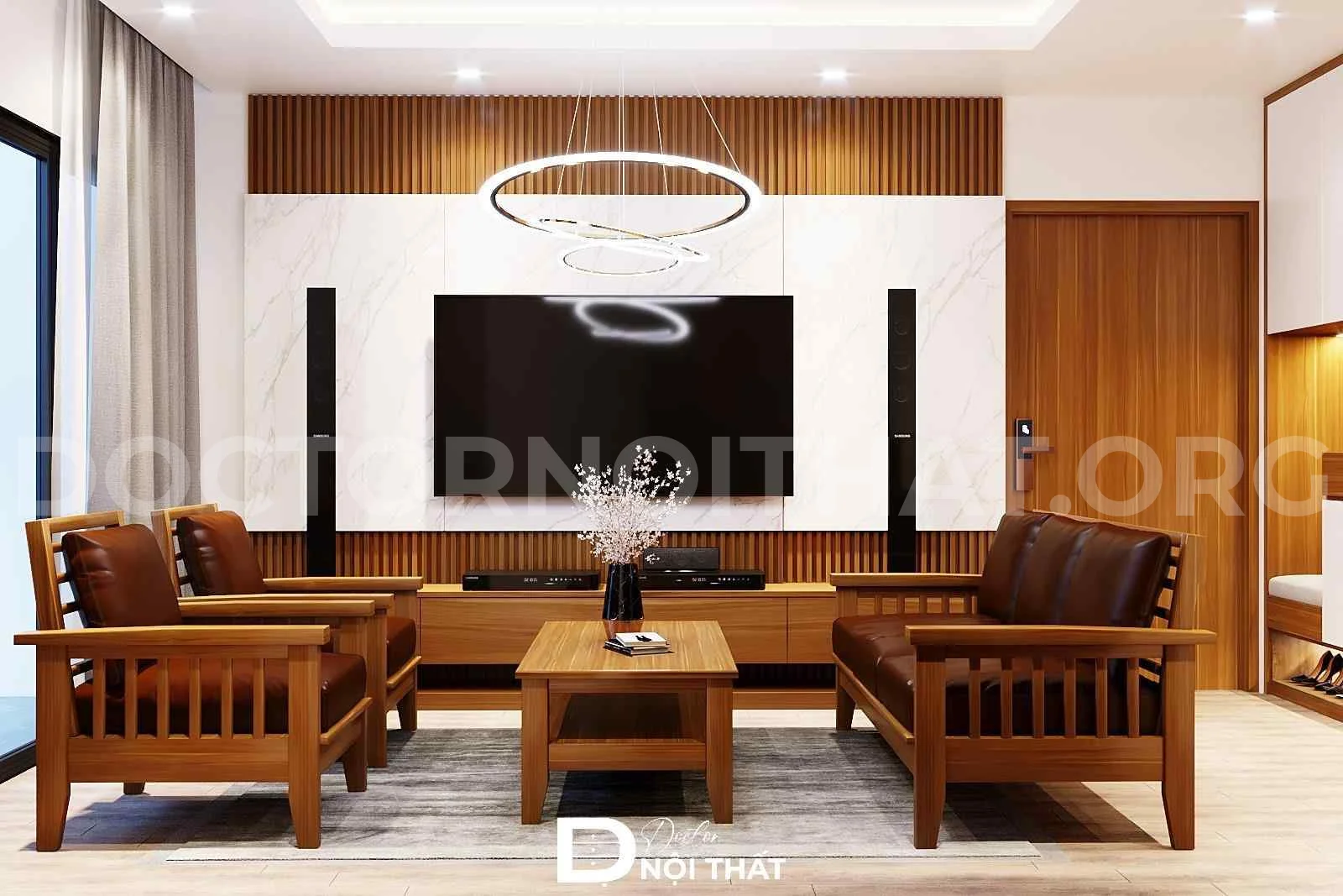 Dự án thiết kế nội thất căn hộ 2 phòng ngủ Housinco - Ảnh 3