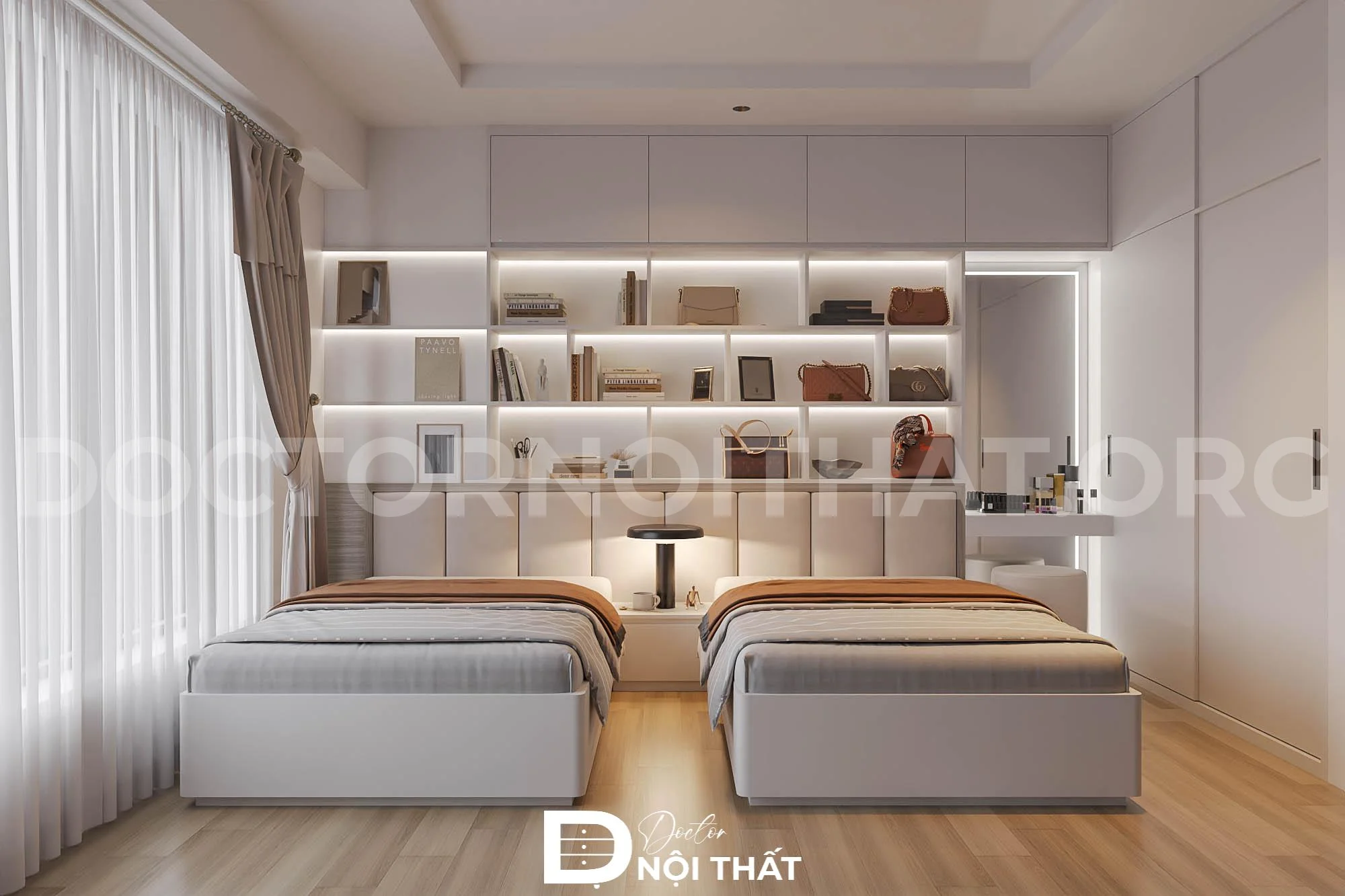 Dự án thiết kế nội thất chung cư 1 phòng ngủ 45m2 tối giản tại Imperial Sky Spark - Ảnh 4