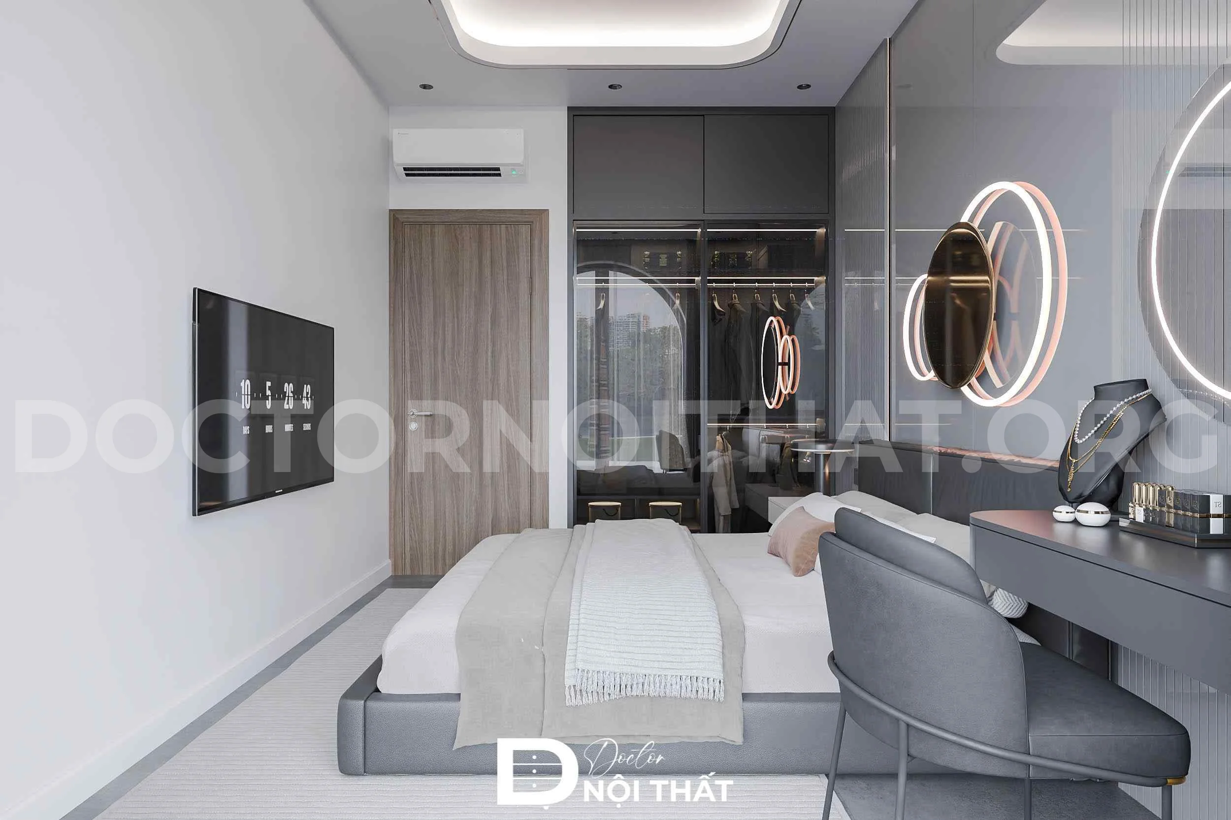 Dự án thiết kế nội thất nhà phố 2 tầng 5×15 - Ảnh 3