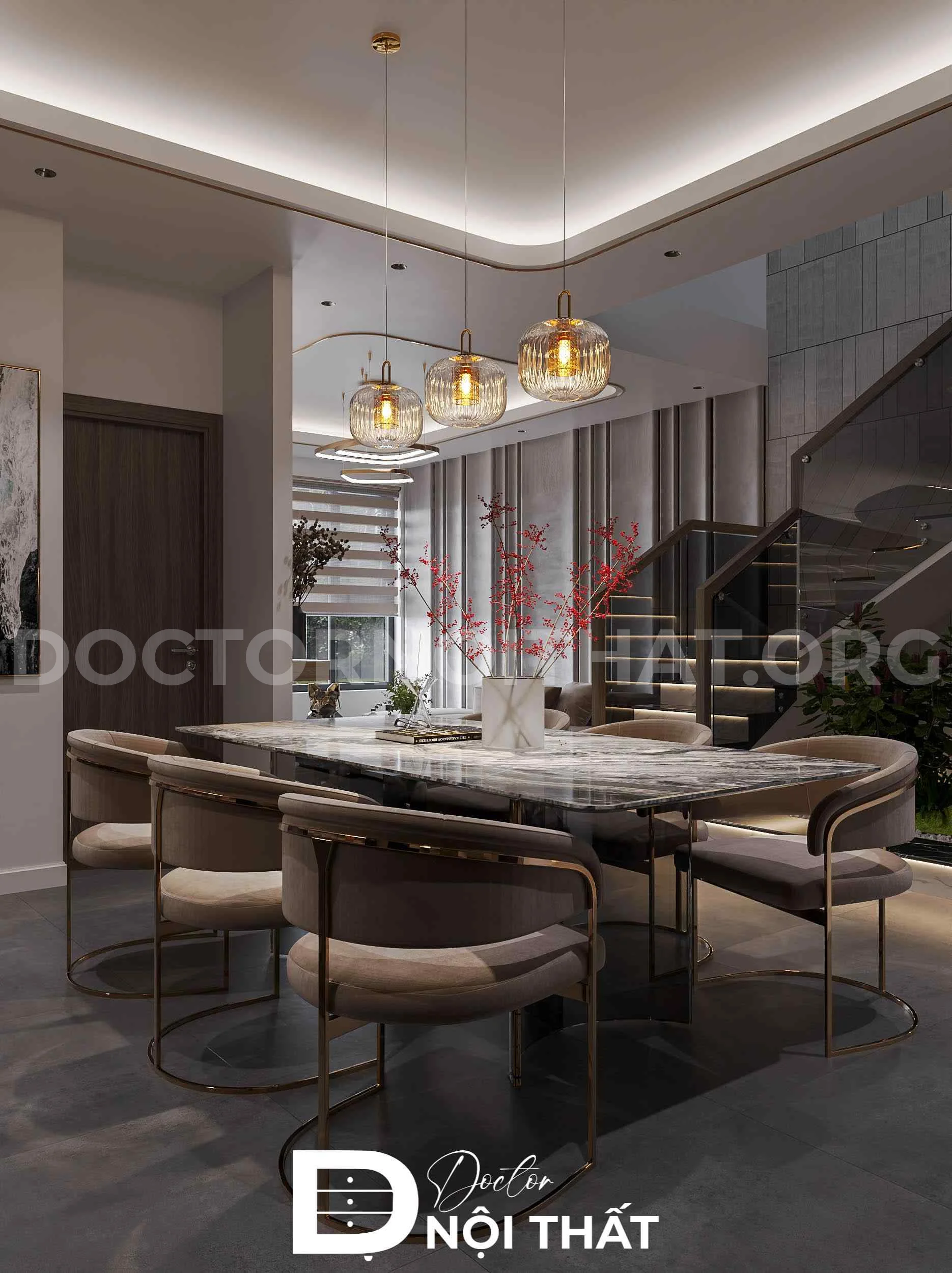 Dự án thiết kế nội thất nhà phố 2 tầng 5×15 - Ảnh 5