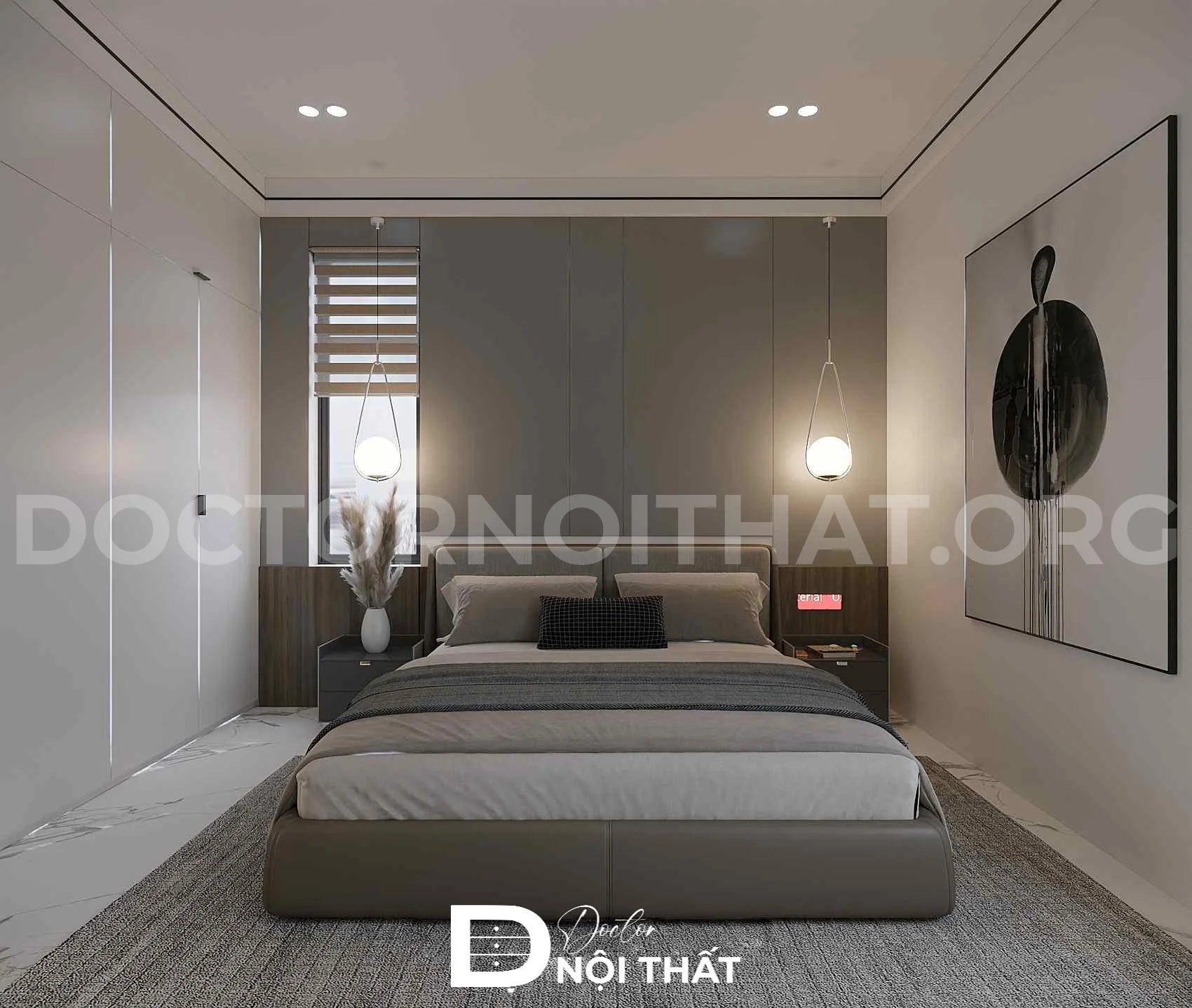 Dự án thiết kế nội thất nhà phố 3 tầng hiện đại 95m2 tại Thạch Thất - Ảnh 3