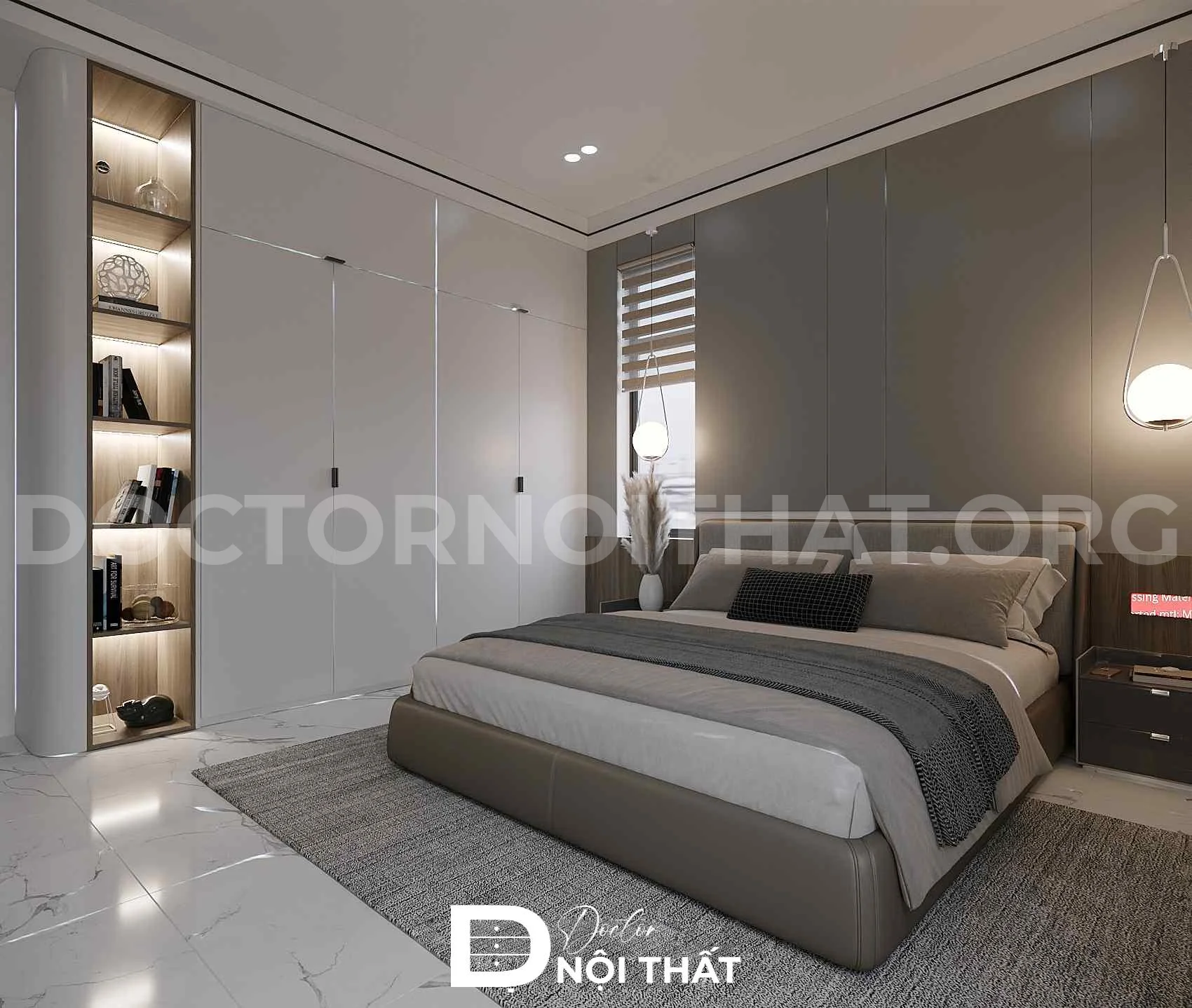 Dự án thiết kế nội thất nhà phố 3 tầng hiện đại 95m2 tại Thạch Thất - Ảnh 4