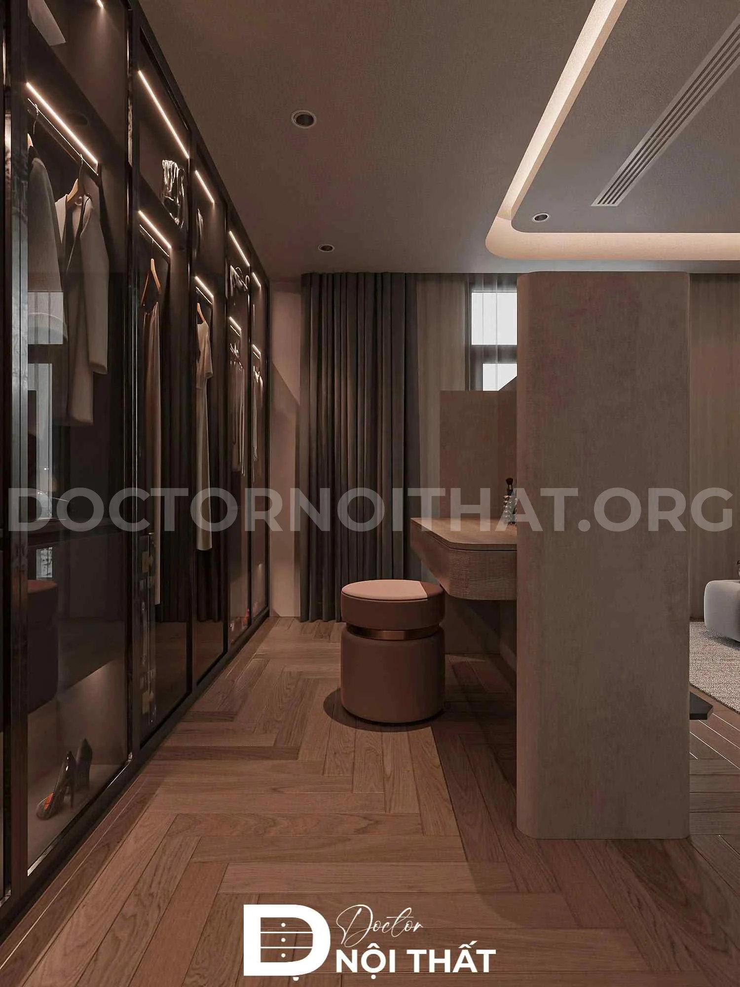 Dự án thiết kế nội thất nhà phố 90m2 hiện đại tại Vũng Tàu - Ảnh 4