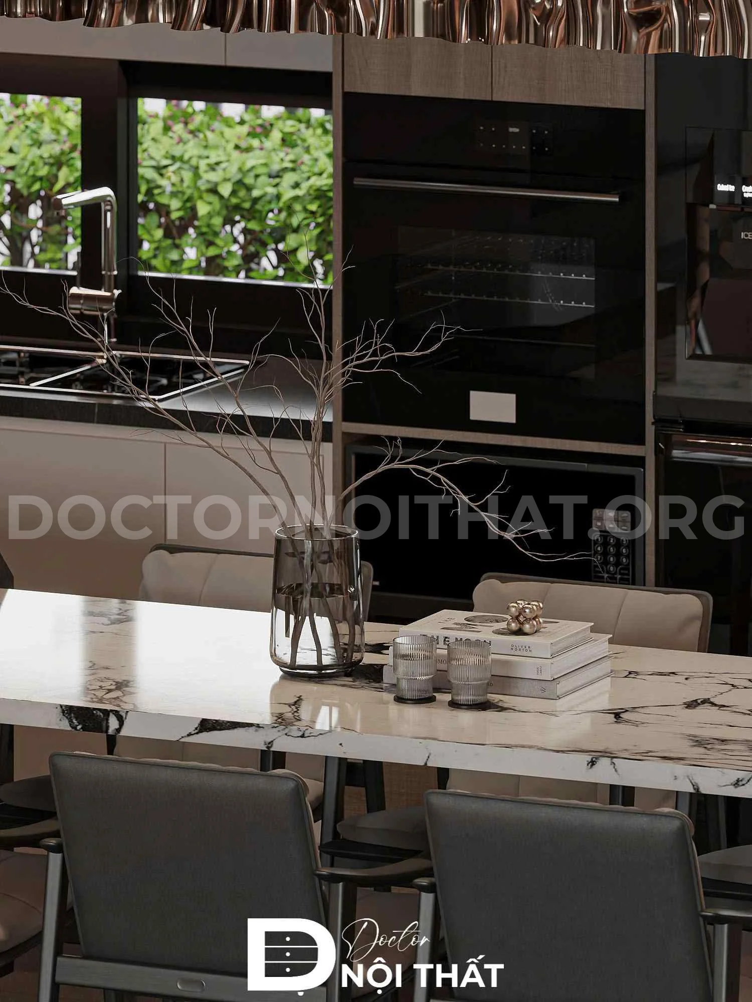 Dự án thiết kế nội thất nhà phố 90m2 hiện đại tại Vũng Tàu - Ảnh 5