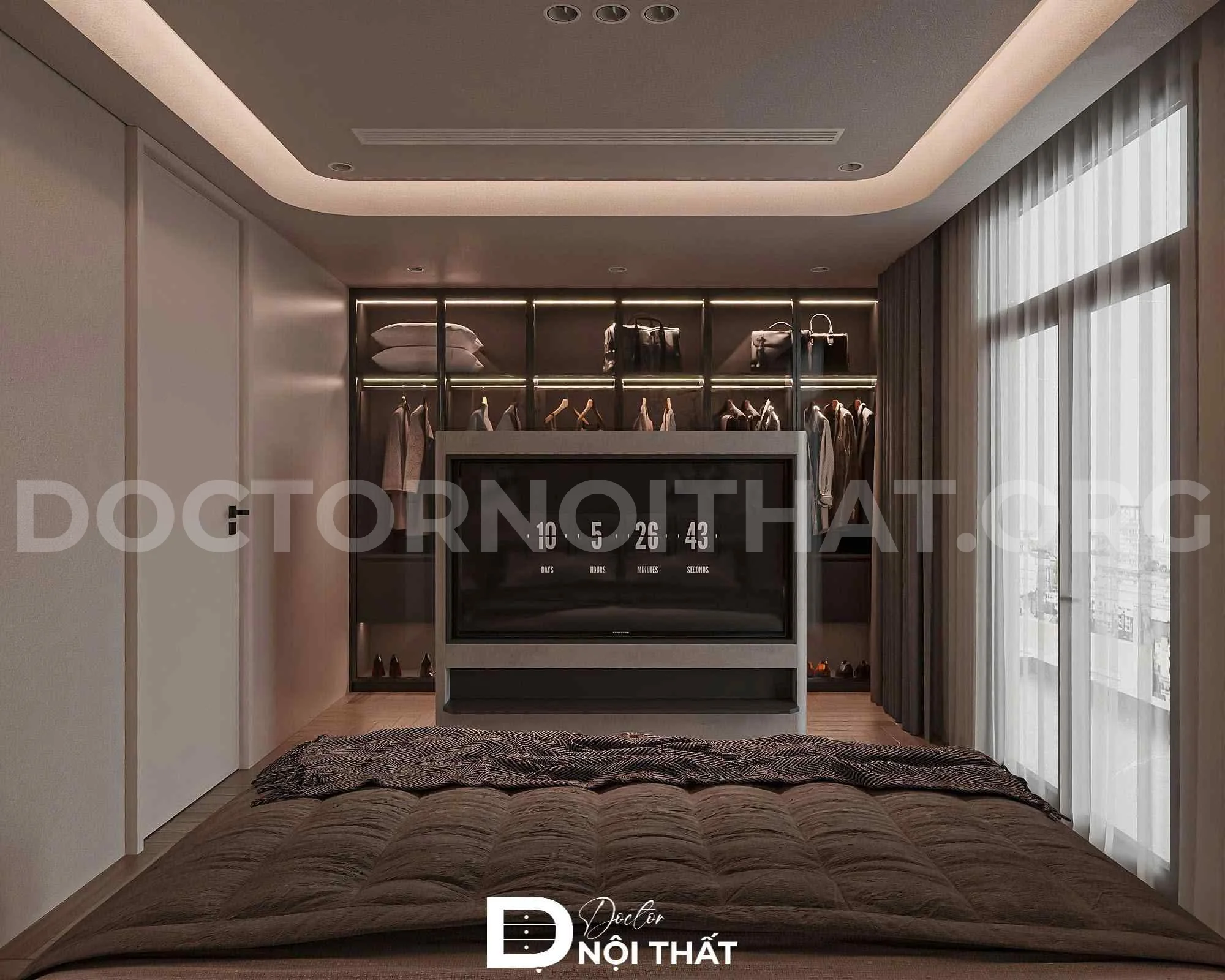 Dự án thiết kế nội thất nhà phố 90m2 hiện đại tại Vũng Tàu - Ảnh 8