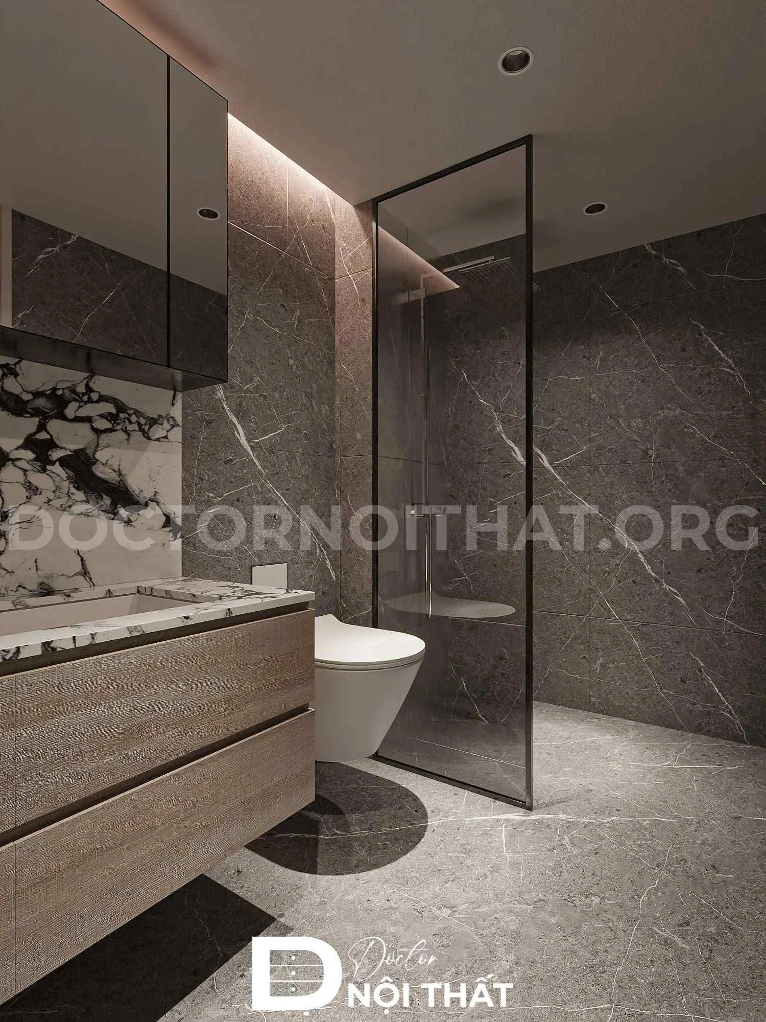 Dự án thiết kế nội thất nhà phố 90m2 hiện đại tại Vũng Tàu - Ảnh 10
