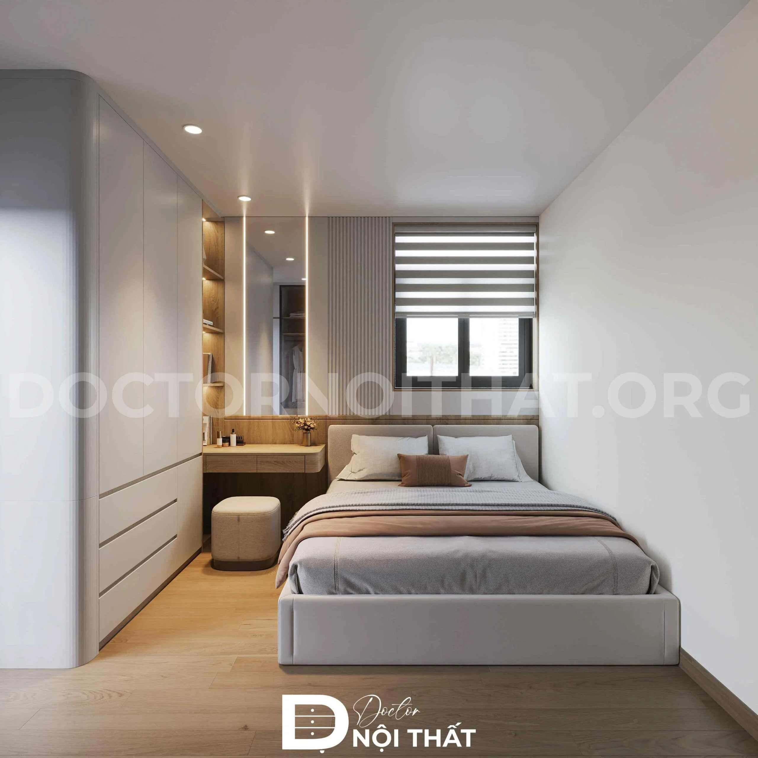 Dự án thiết kế nội thất nhà phố 95m2 hiện đại tại Long Biên - Ảnh 3