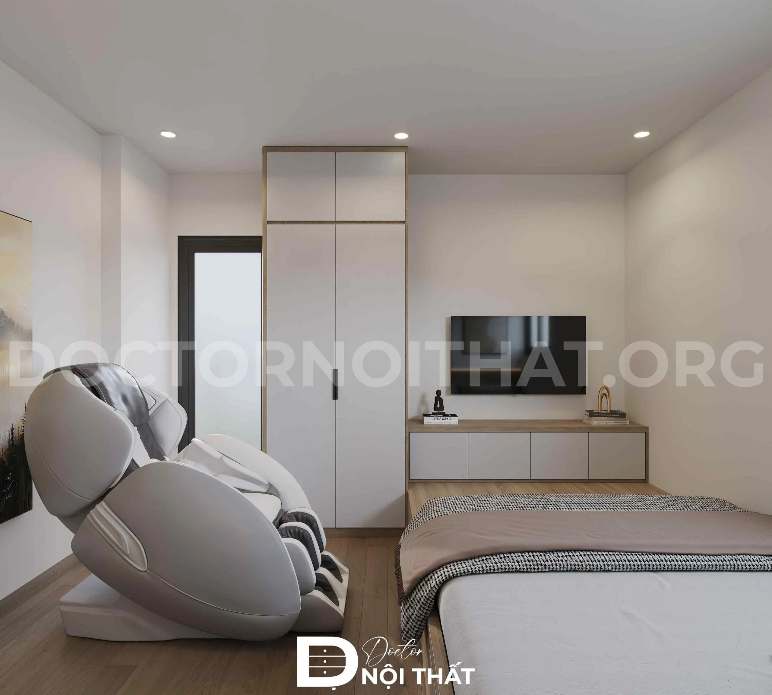 Dự án thiết kế nội thất nhà phố 95m2 hiện đại tại Long Biên - Ảnh 6