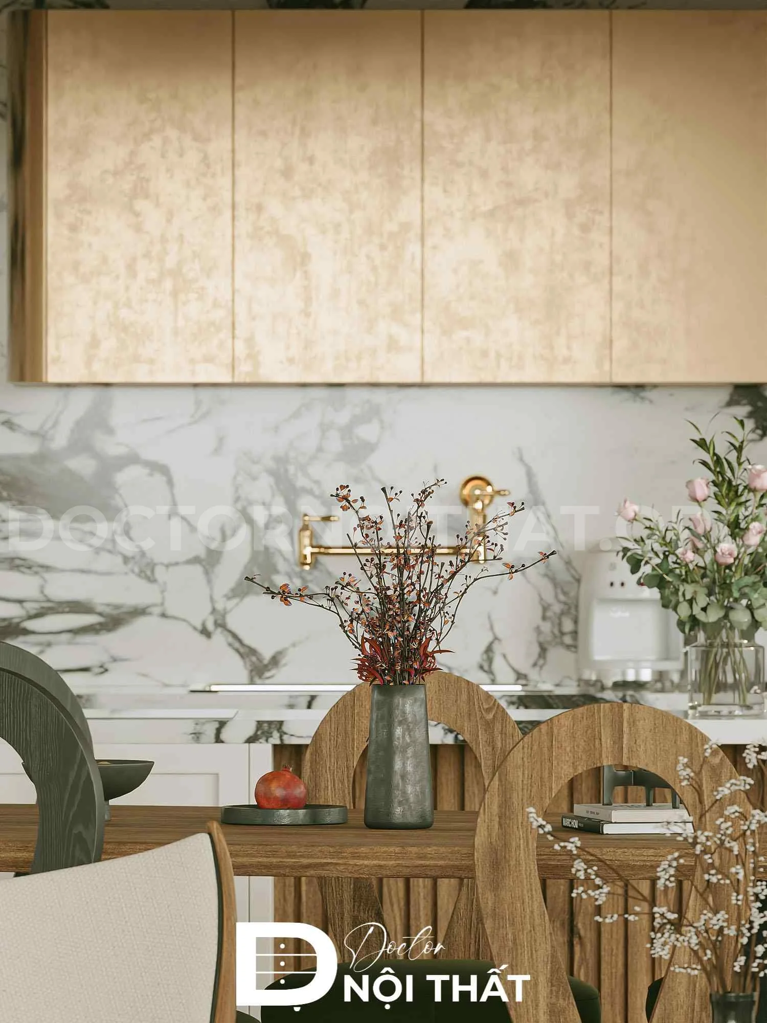Dự án thiết kế nội thất nhà phố Đà Lạt phong cách Wabi Sabi - Ảnh 4