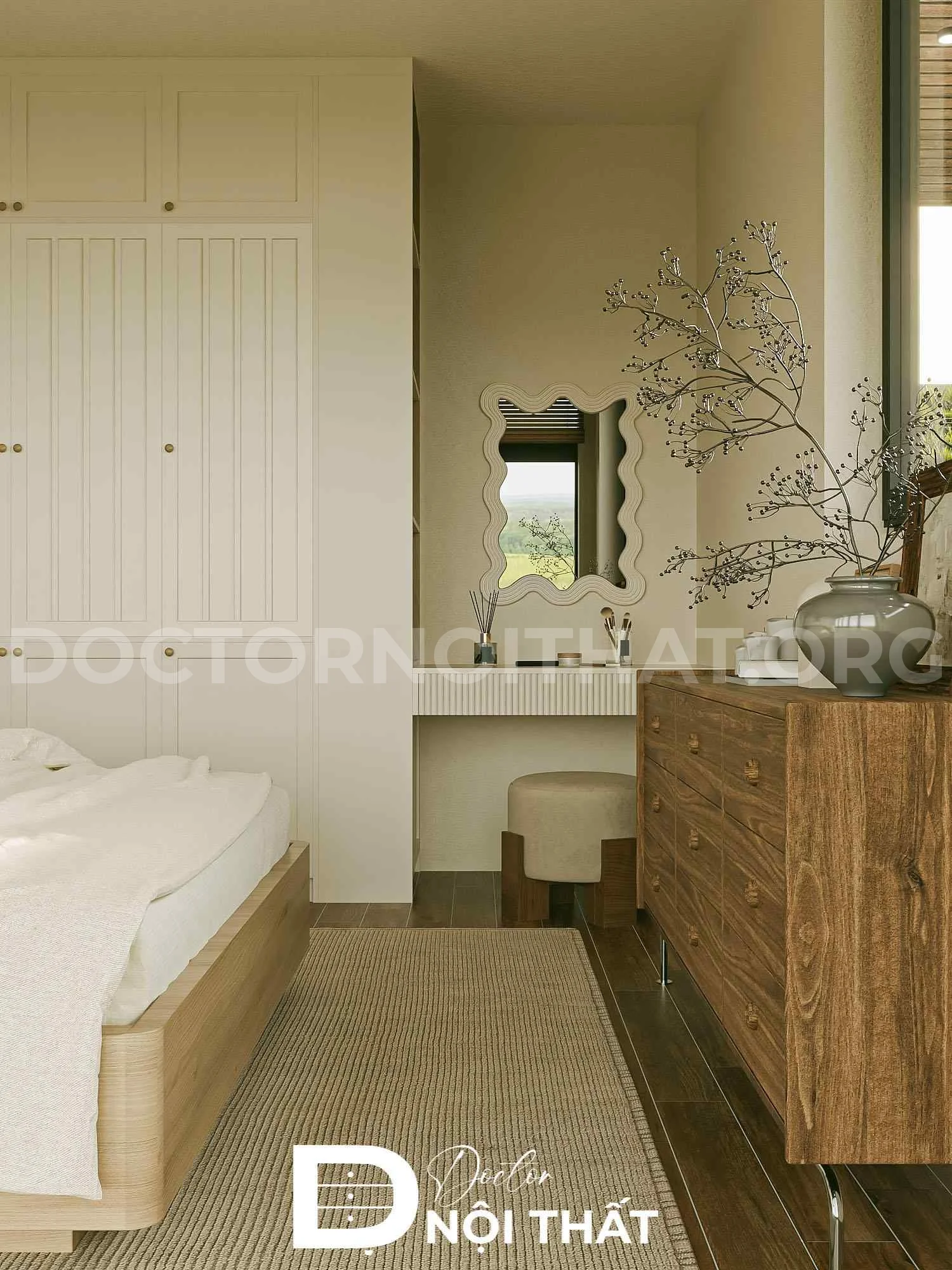 Dự án thiết kế nội thất nhà phố Đà Lạt phong cách Wabi Sabi - Ảnh 6