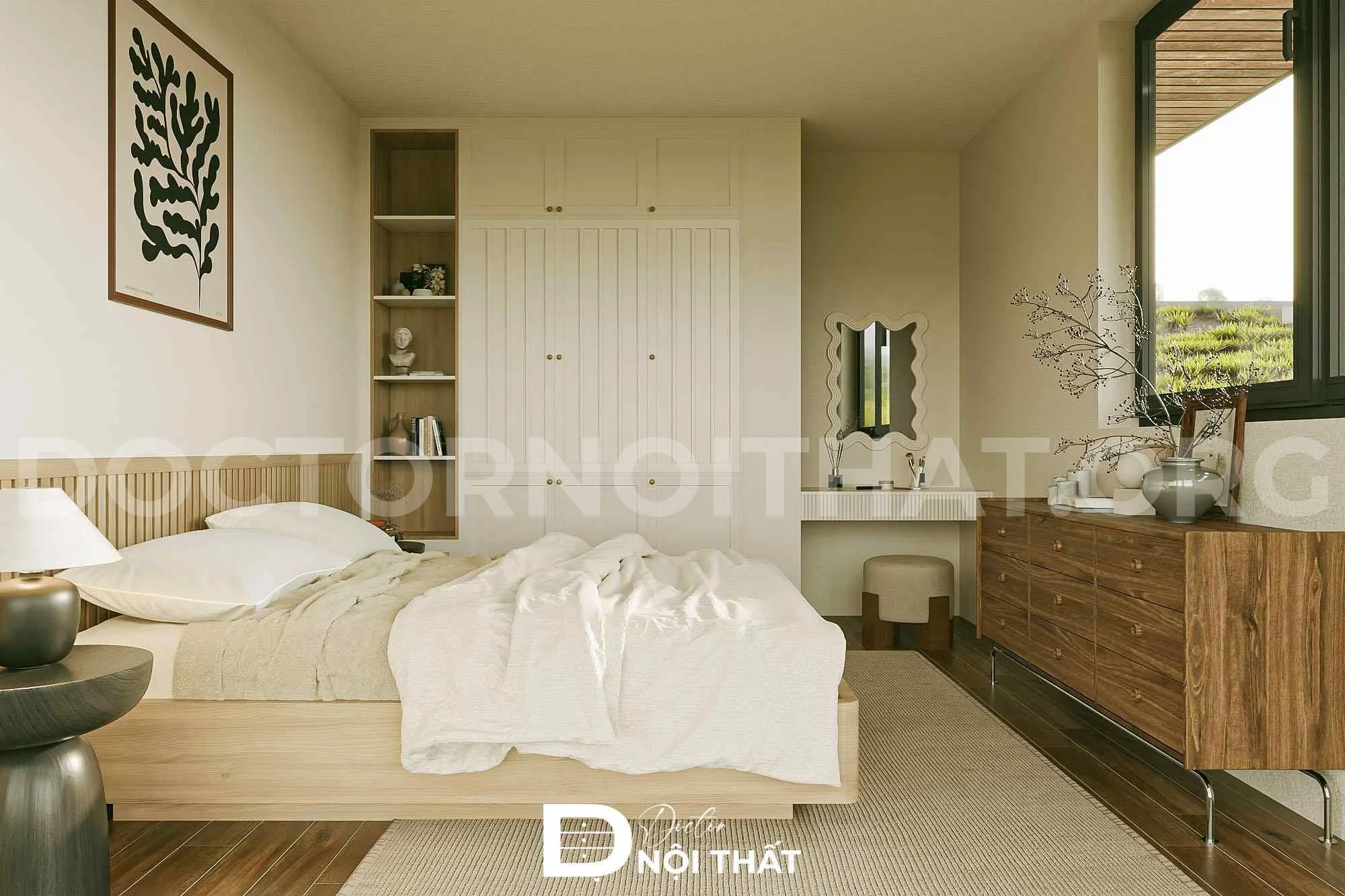 Dự án thiết kế nội thất nhà phố Đà Lạt phong cách Wabi Sabi - Ảnh 8