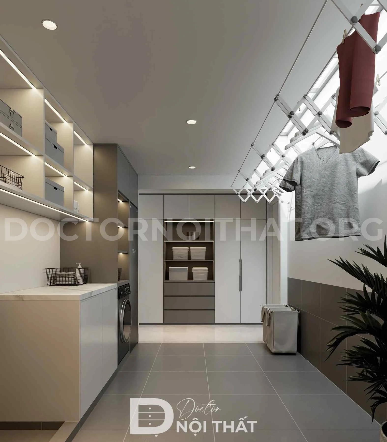 Dự án thiết kế nội thất nhà phố không gian mở 85m2 tại Thanh Oai – Hà Nội - Ảnh 2