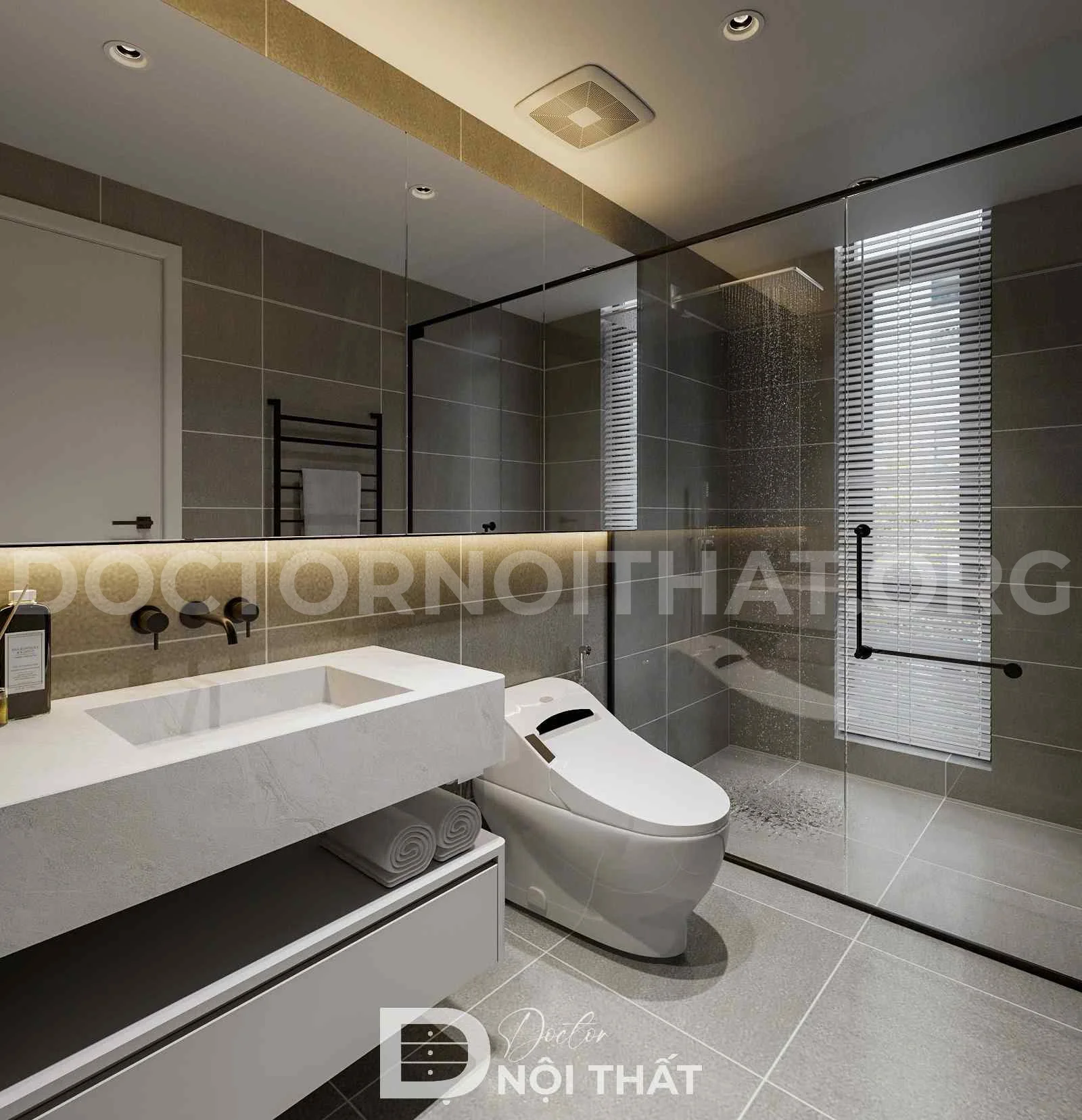 Dự án thiết kế nội thất nhà phố không gian mở 85m2 tại Thanh Oai – Hà Nội - Ảnh 7