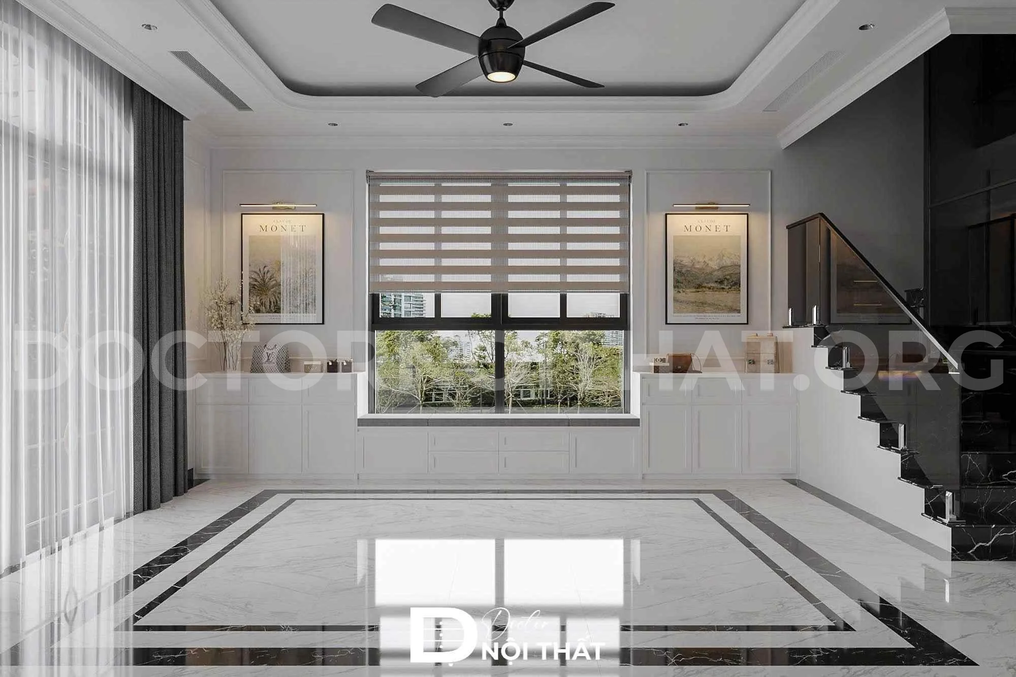 Dự án thiết kế nội thất nhà phố liền kề hiện đại - Ảnh 2