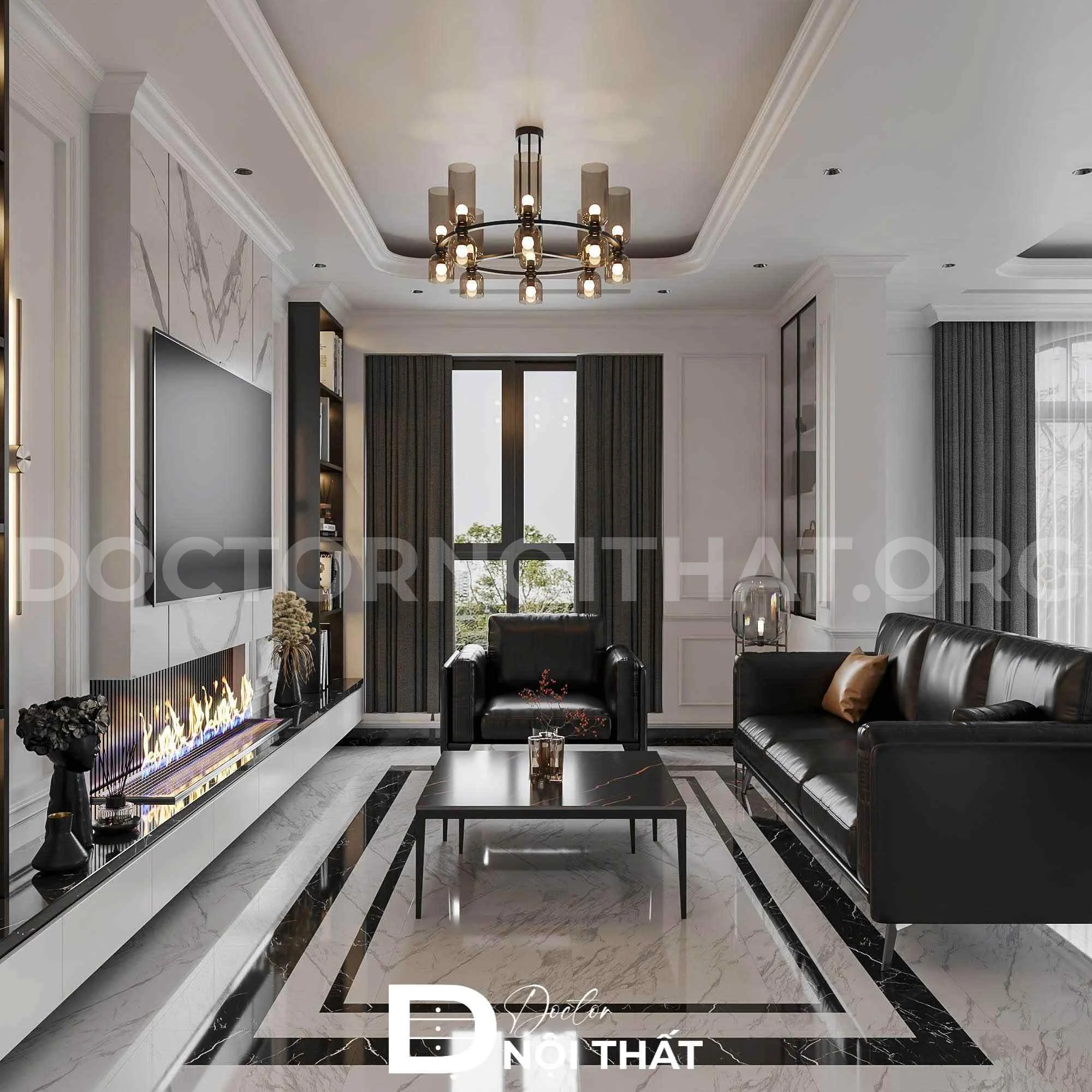 Dự án thiết kế nội thất nhà phố liền kề hiện đại - Ảnh 3