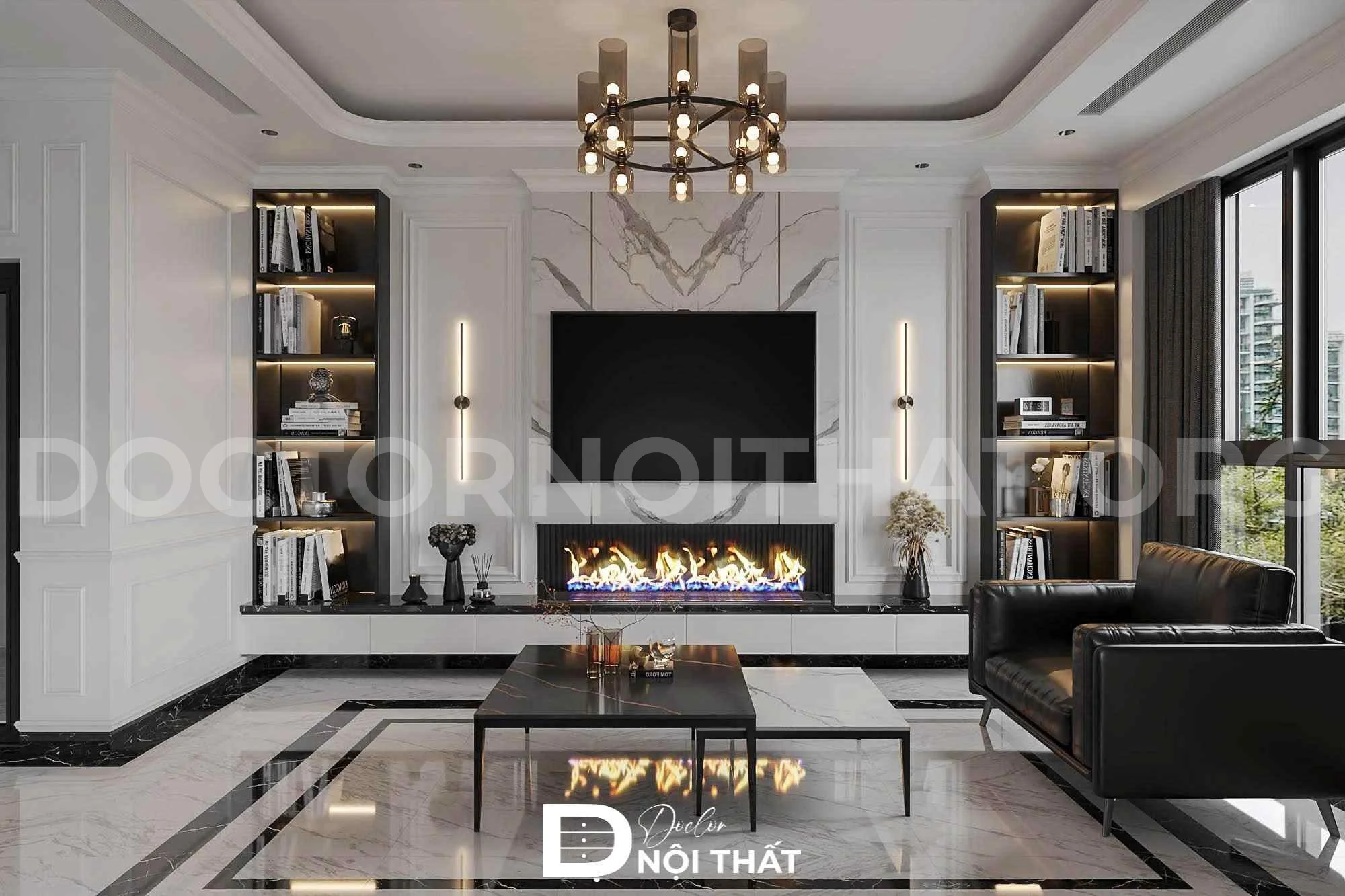 Dự án thiết kế nội thất nhà phố liền kề hiện đại - Ảnh 4