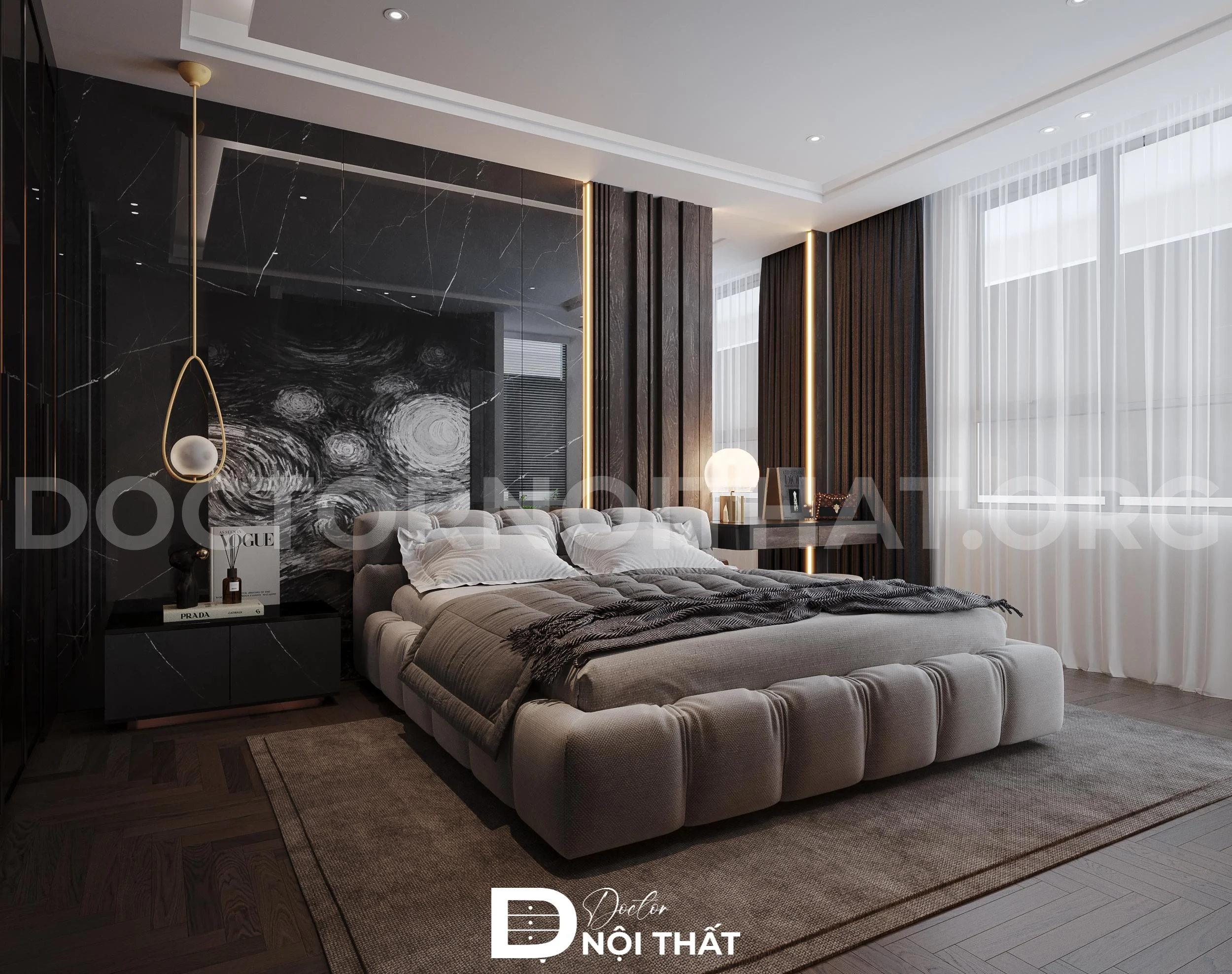 Dự án thiết kế nội thất nhà phố Luxury 150m2 anh Hùng - Ảnh 2
