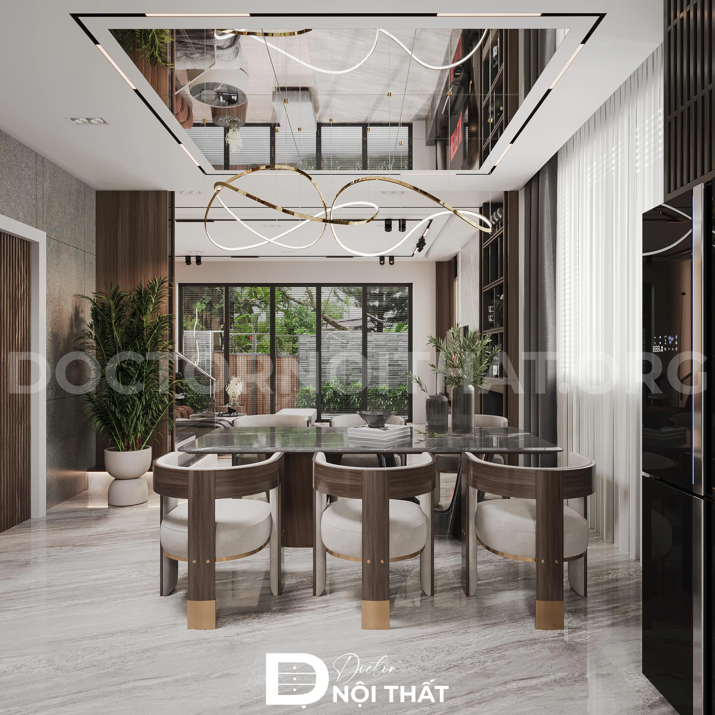 Dự án thiết kế nội thất nhà phố Luxury 150m2 anh Hùng - Ảnh 4