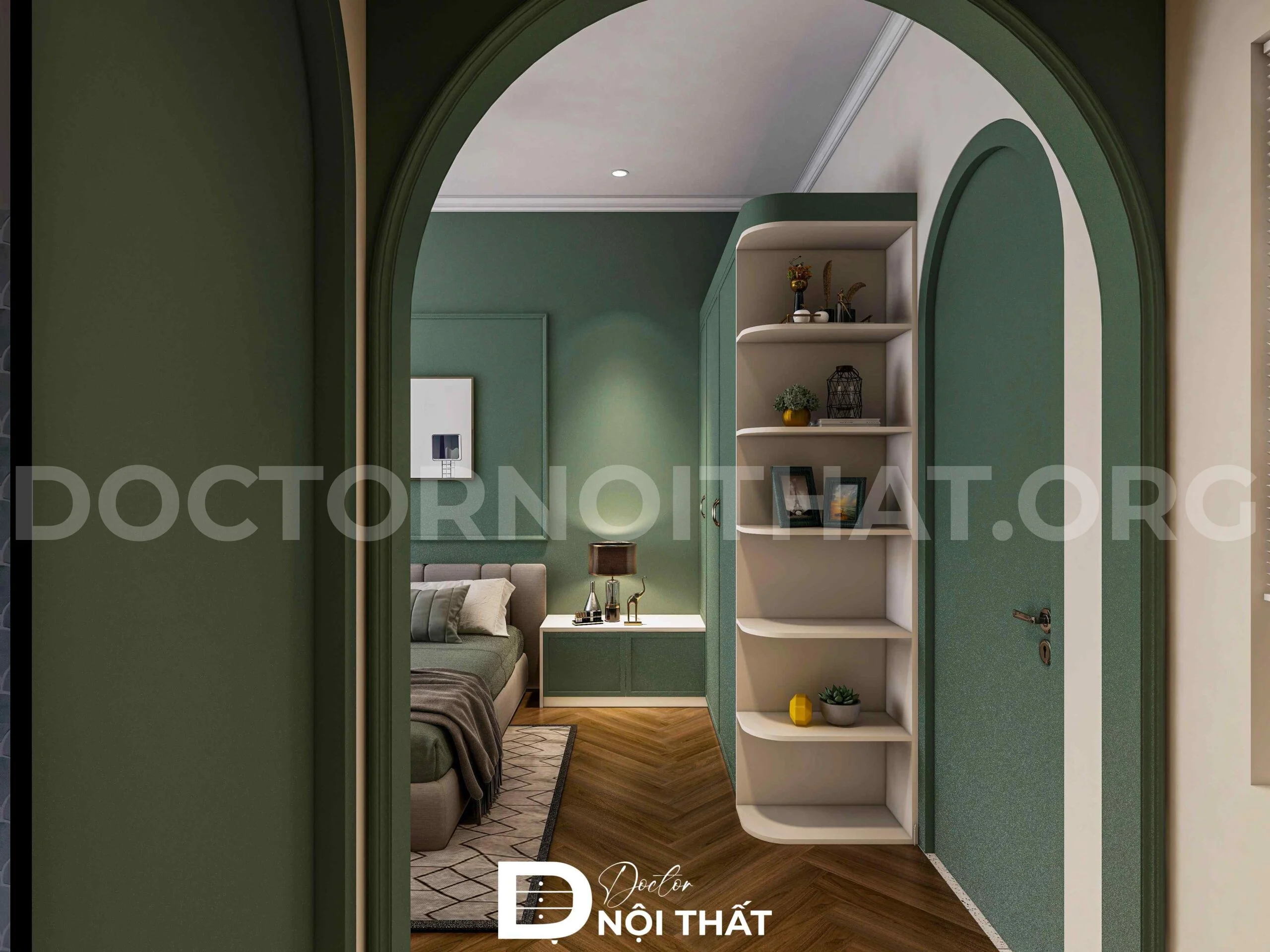 Dự án thiết kế nội thất nhà phố tân cổ điển 5 tầng - Ảnh 3