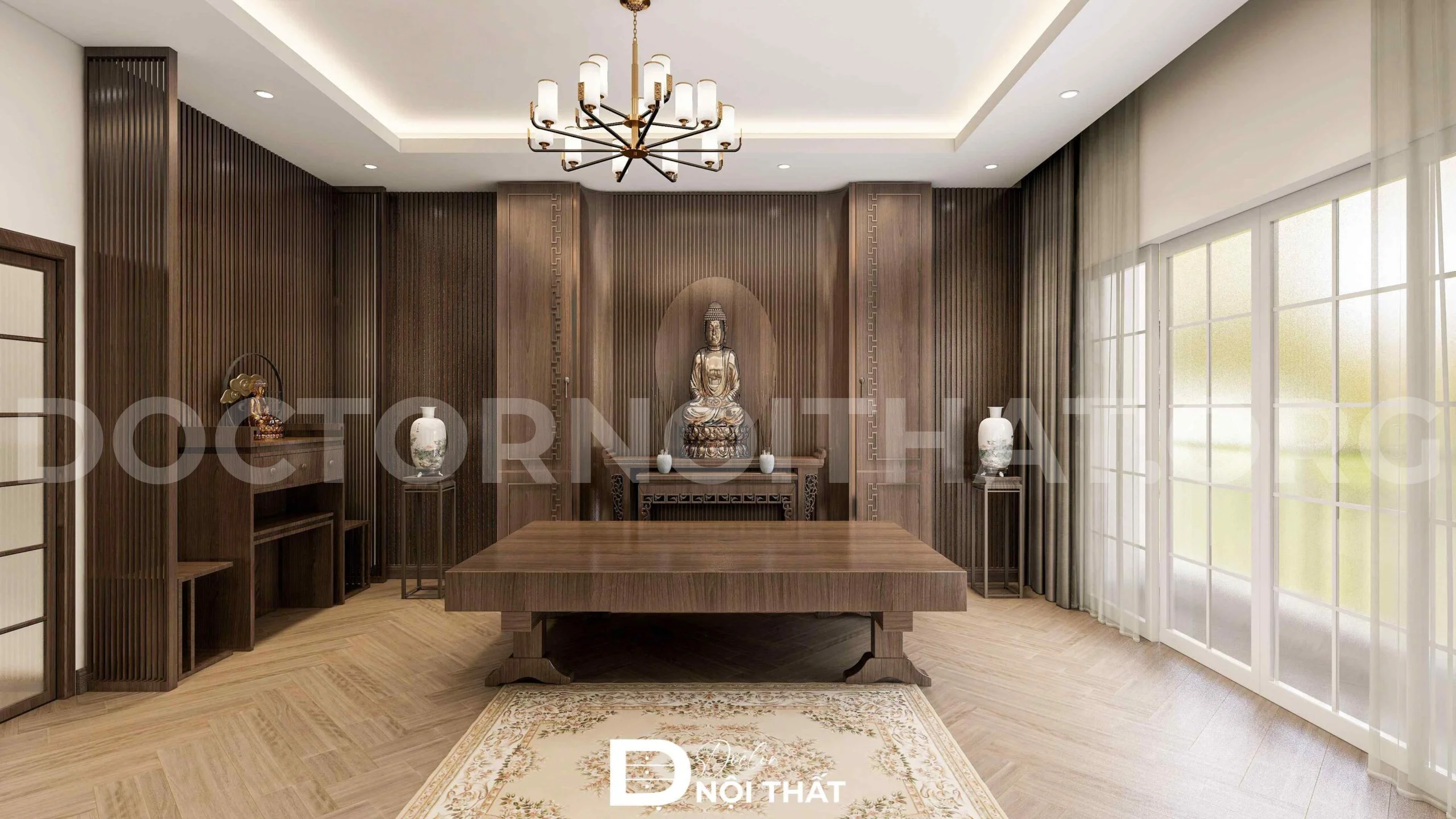 Dự án thiết kế nội thất nhà phố tân cổ điển 5 tầng - Ảnh 10
