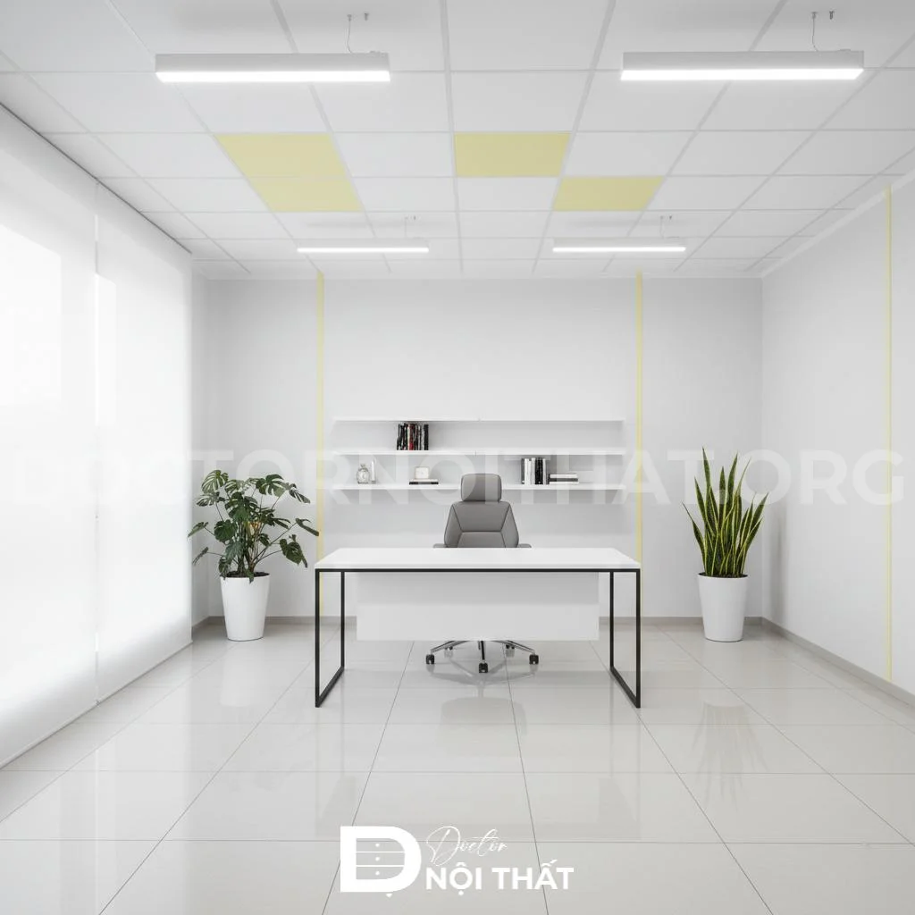 Dự án thiết kế nội thất văn phòng 350m2 đơn giản tại Hà Nội - Ảnh 2