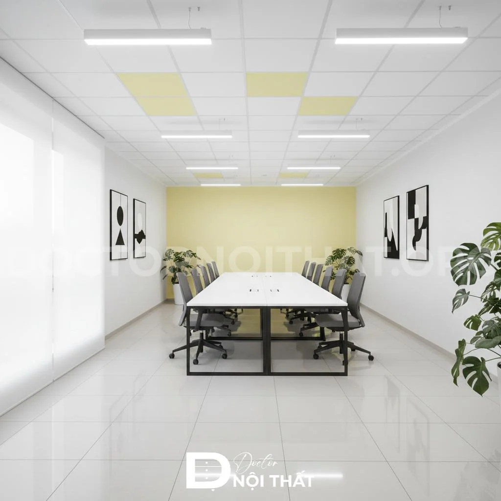 Dự án thiết kế nội thất văn phòng 350m2 đơn giản tại Hà Nội - Ảnh 4