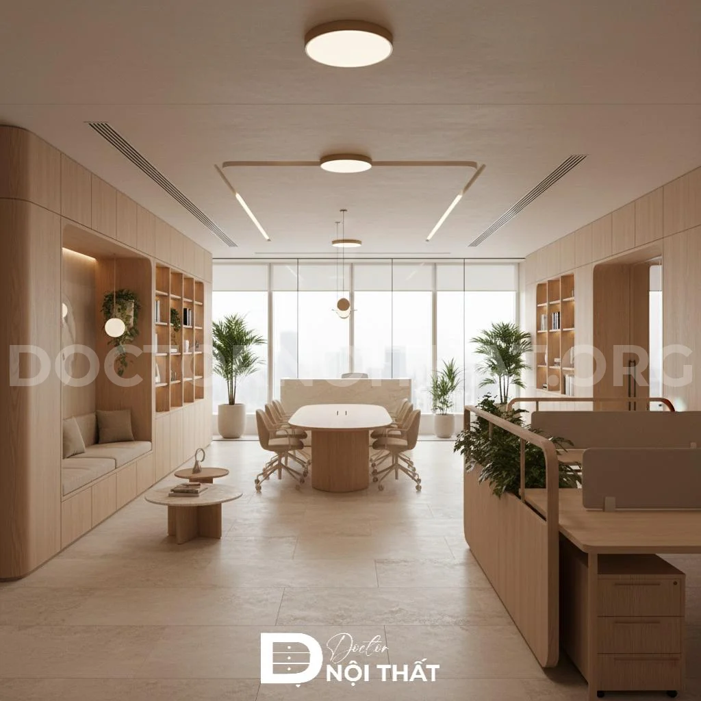 Dự án thiết kế nội thất văn phòng Bica Holding tại Hà Nội - Ảnh 3