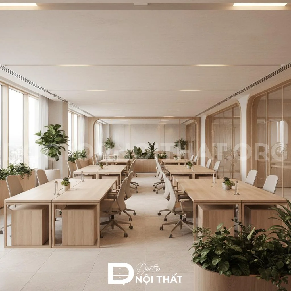 Dự án thiết kế nội thất văn phòng Bica Holding tại Hà Nội - Ảnh 5