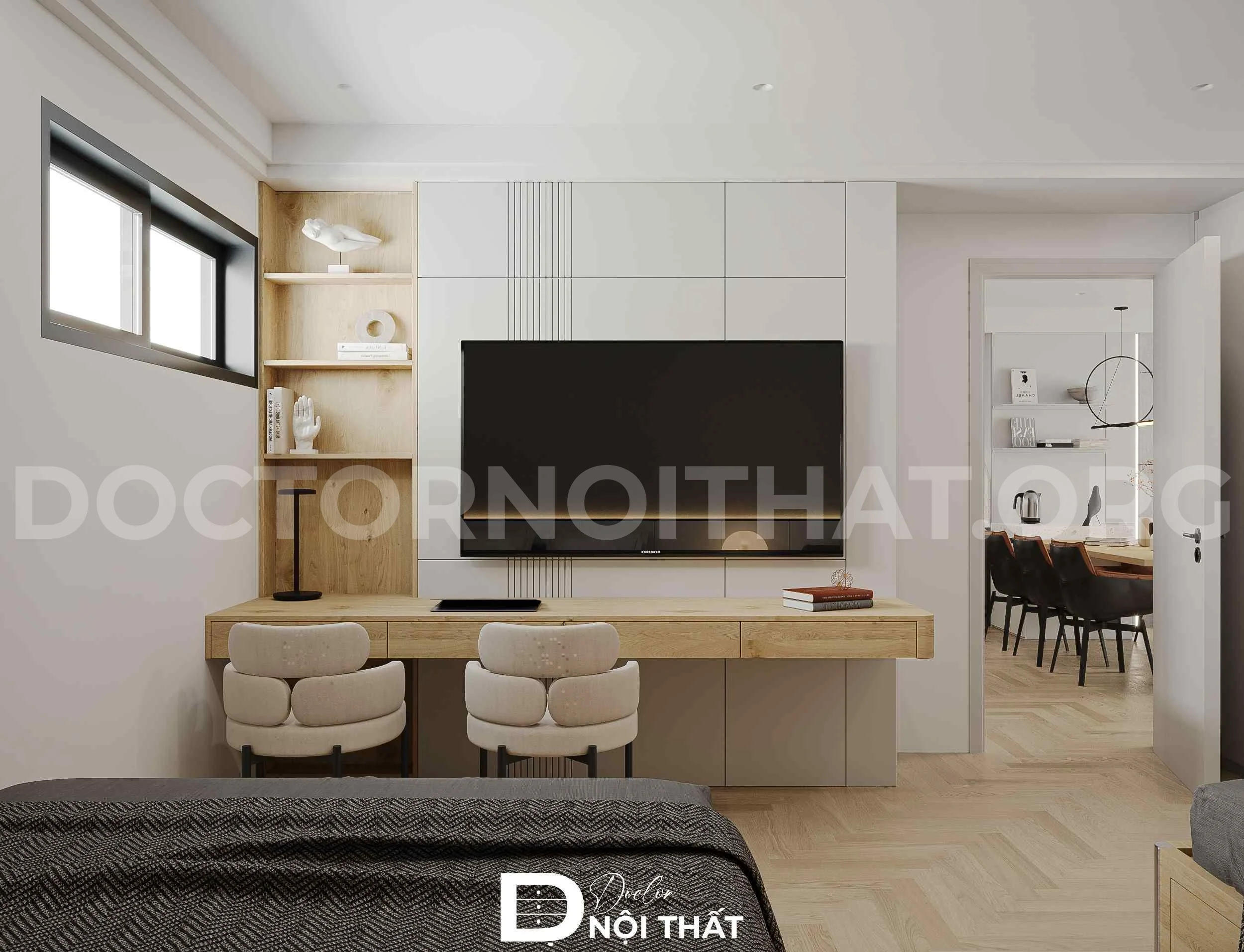 Dự án thiết kế thi công nội thất chung cư Hei Tower cho chị Hương - Ảnh 5