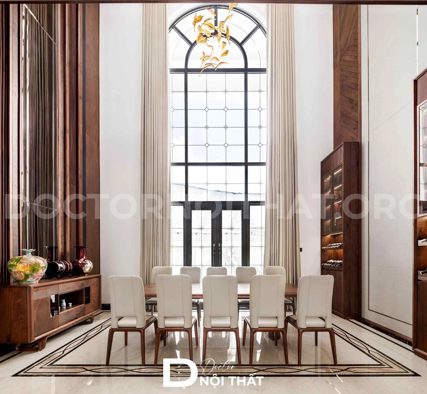 Dự án thi công nội thất biệt thự cao cấp 230m2