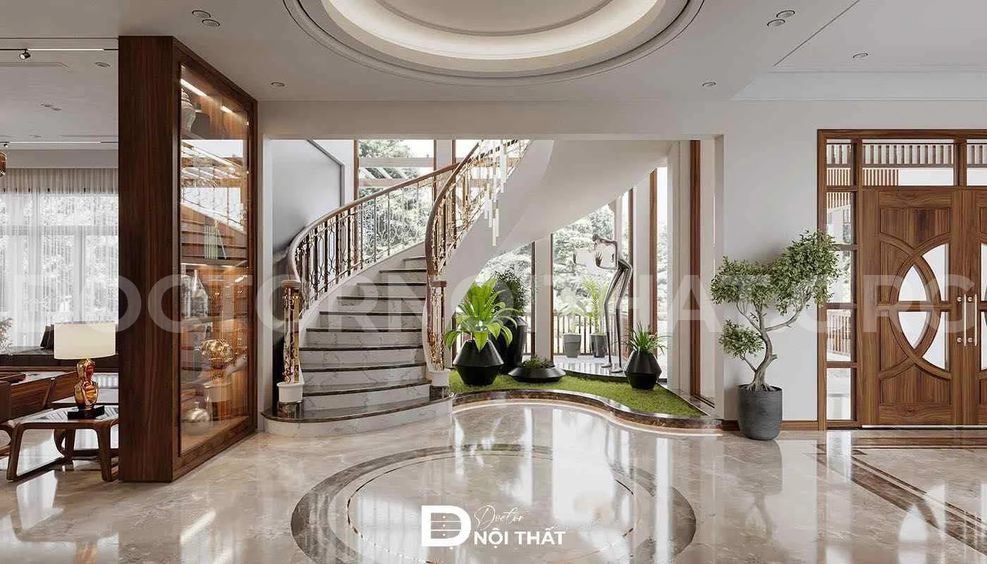 Thiết kế biệt thự gỗ óc chó không gian mở tại Bắc Giang – anh Cường - Ảnh 4