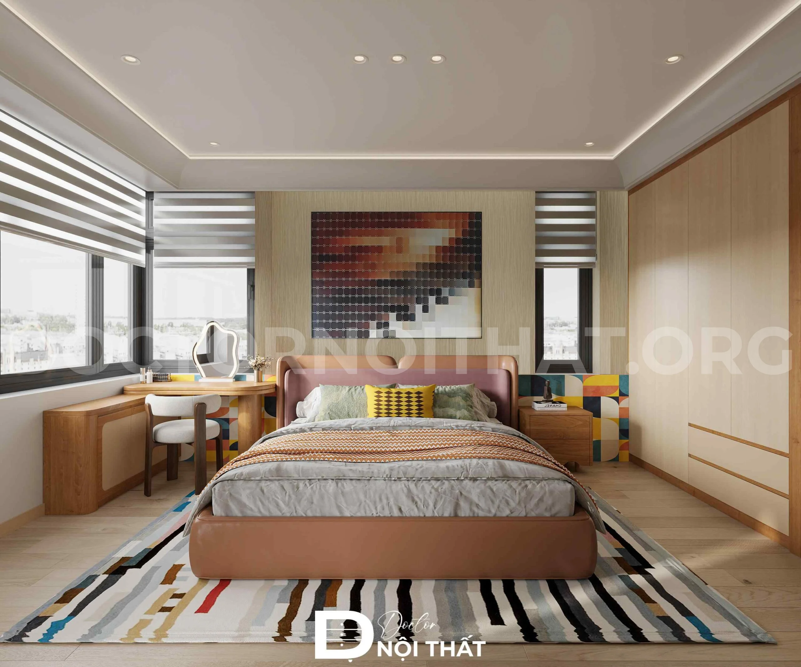 Thiết Kế Nội Thất Biệt Thự Hiện Đại 130m2 Tại Mỹ Đức - Ảnh 4