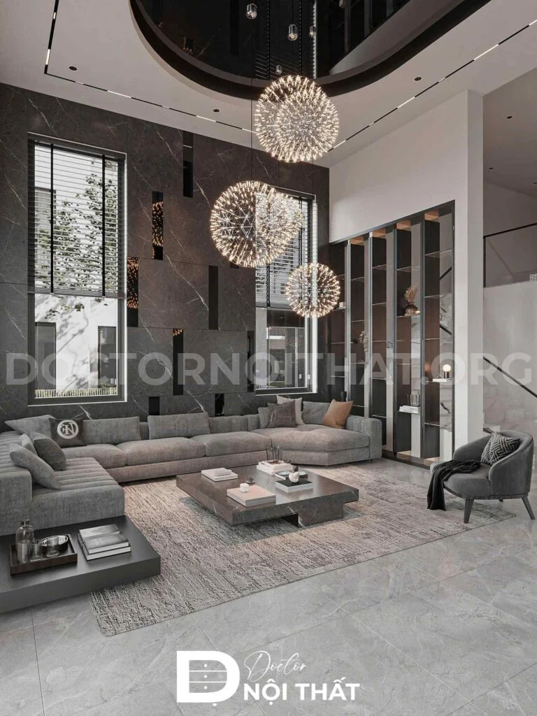 Dự án thiết kế nội thất biệt thự 270m2 hiện đại tại Hà Nội